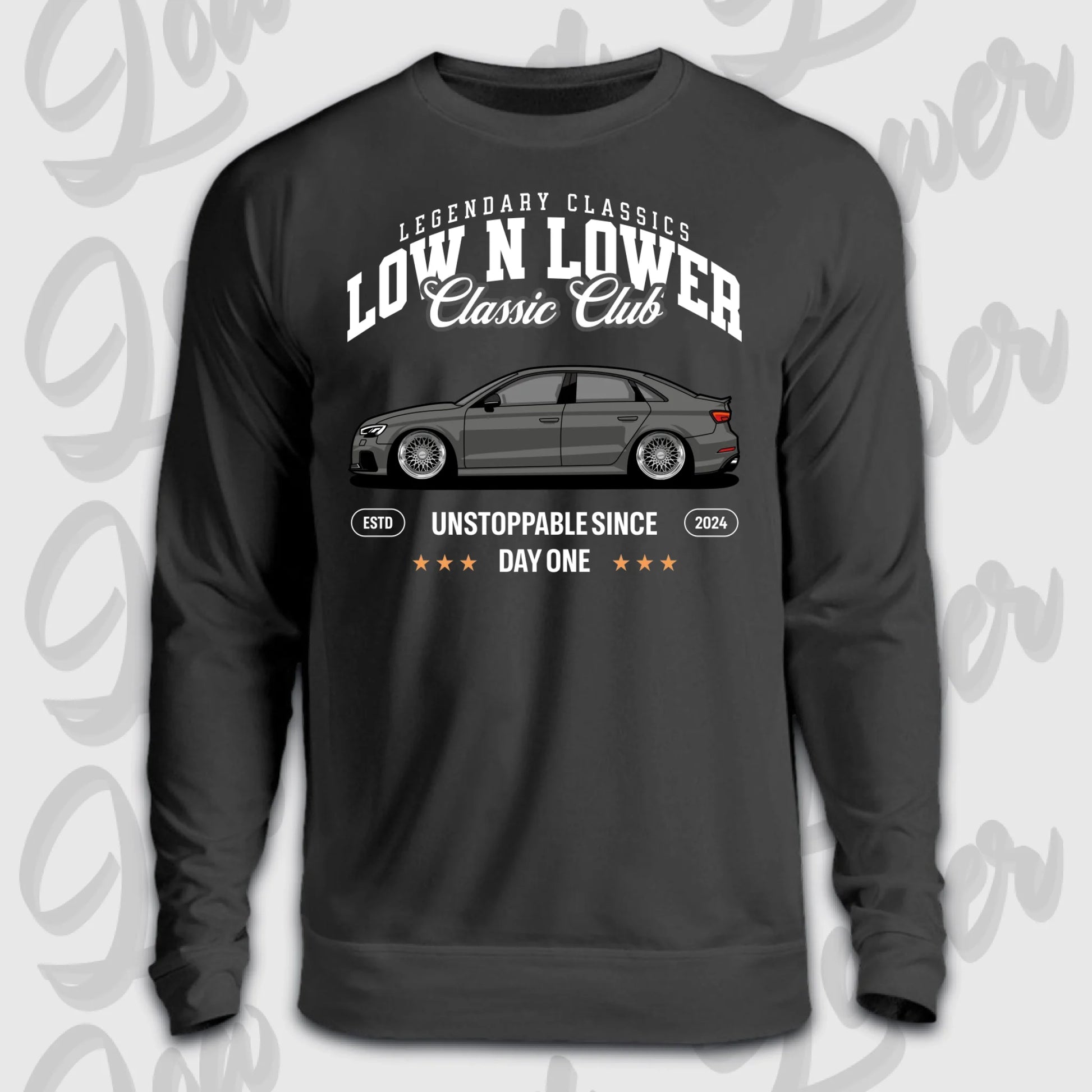 Sweater Front schwarz 