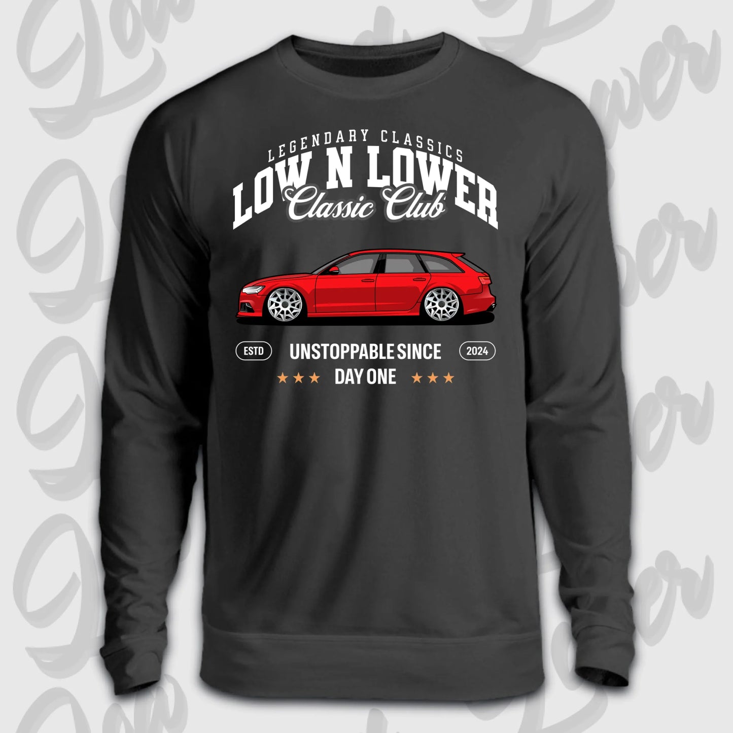 Sweater Front schwarz 