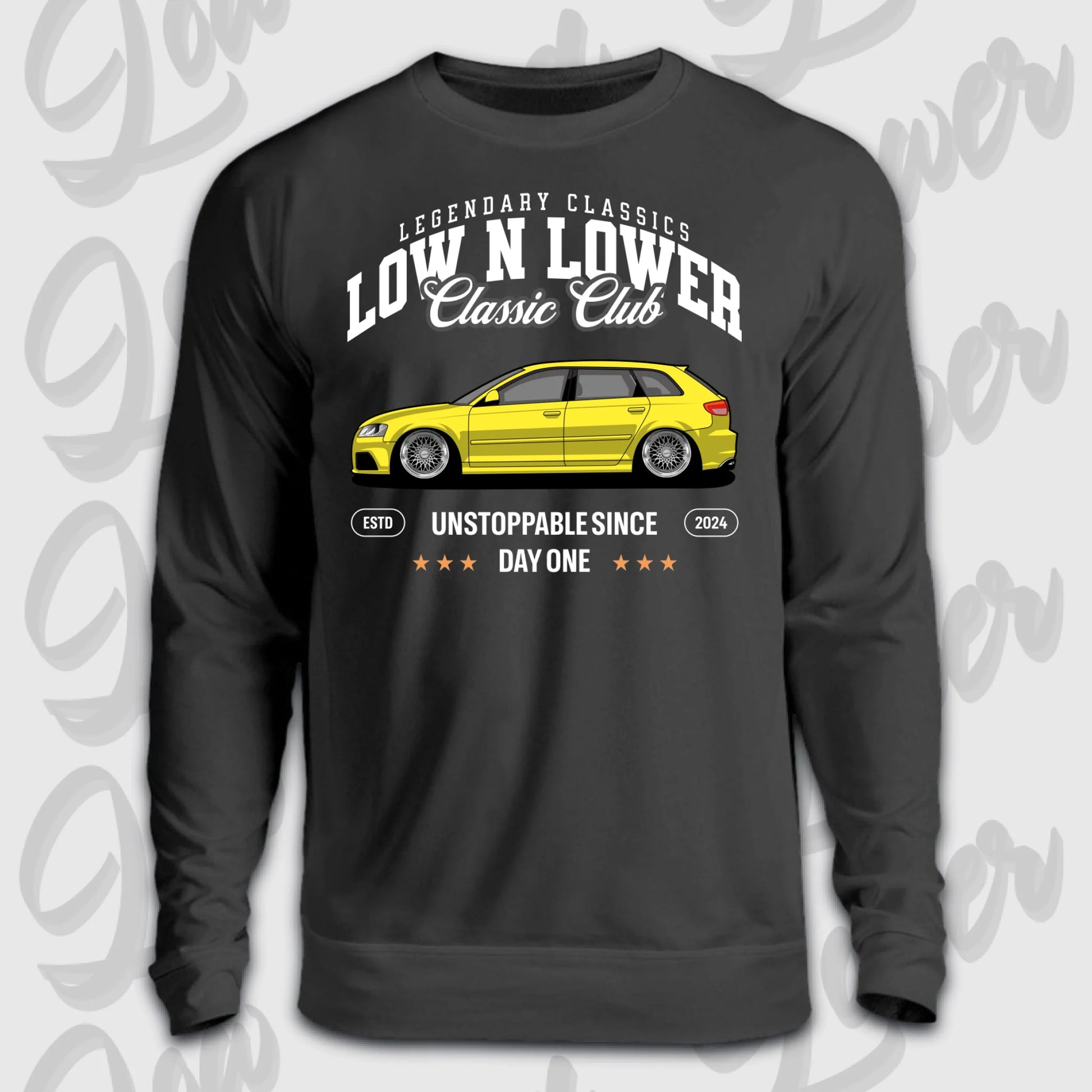 Sweater Front schwarz 