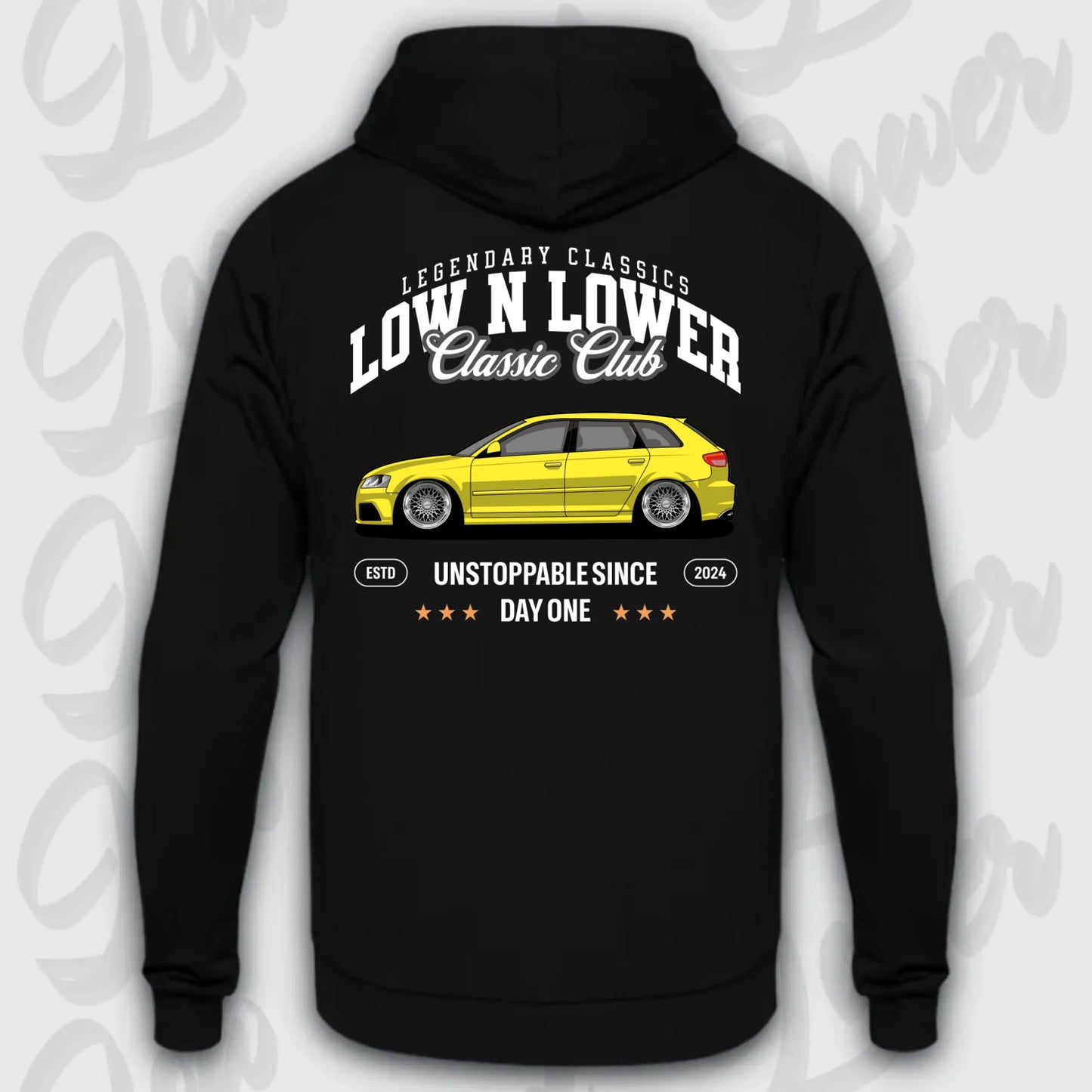 Mockup Stand hoodie teeinblue -      