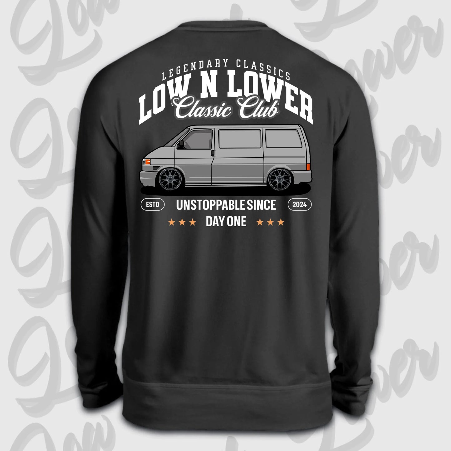 Sweater schwarz back