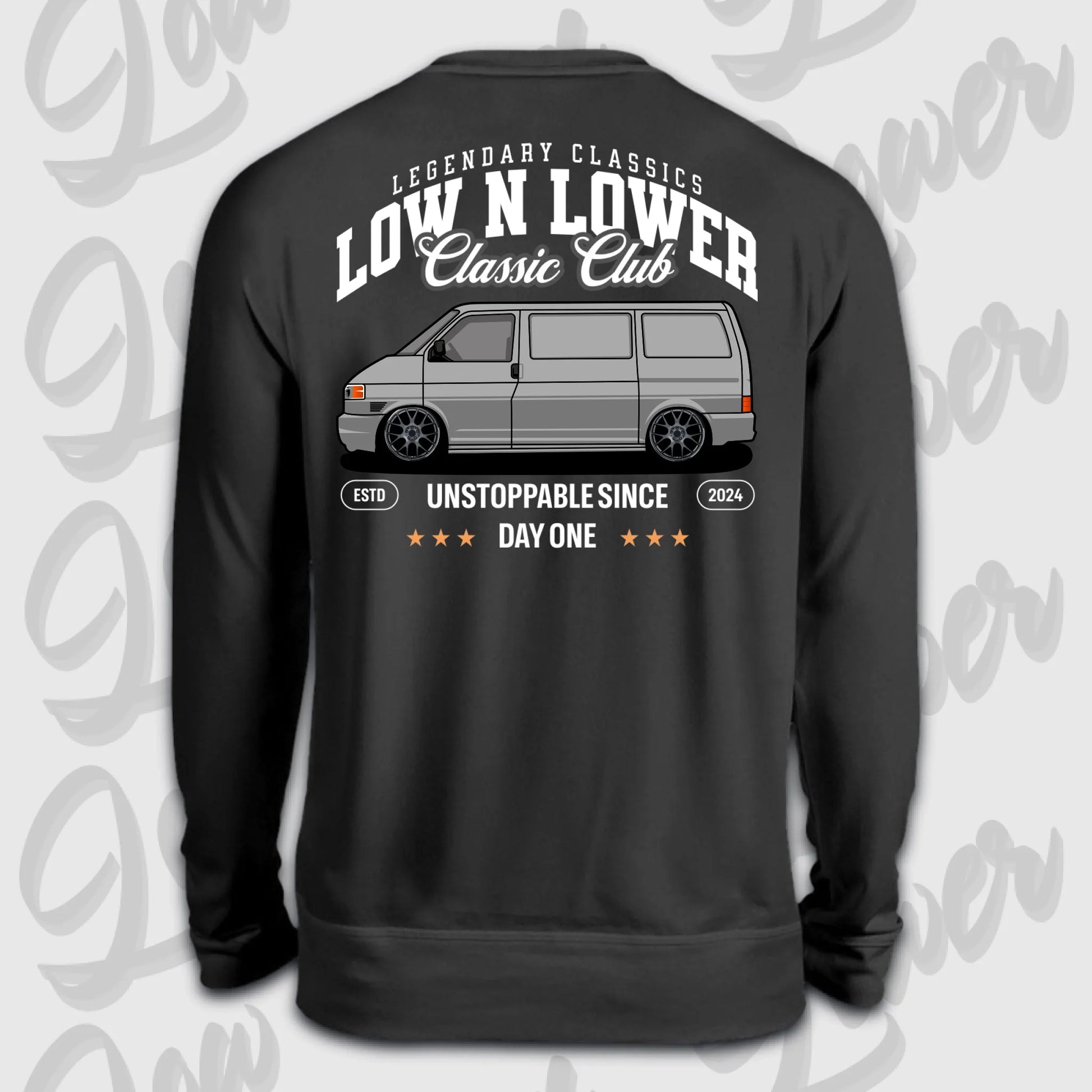 Sweater schwarz back