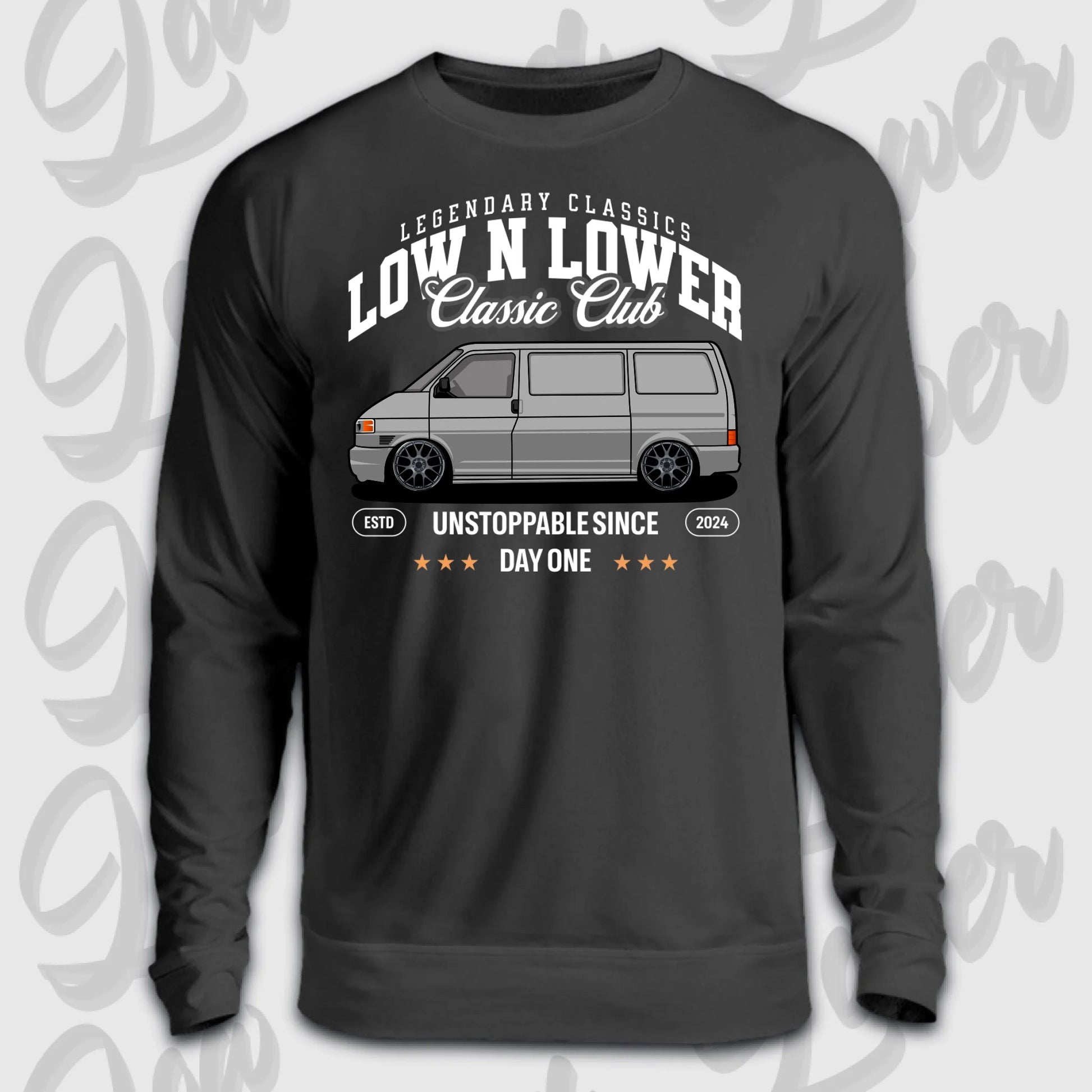 Sweater Front schwarz 