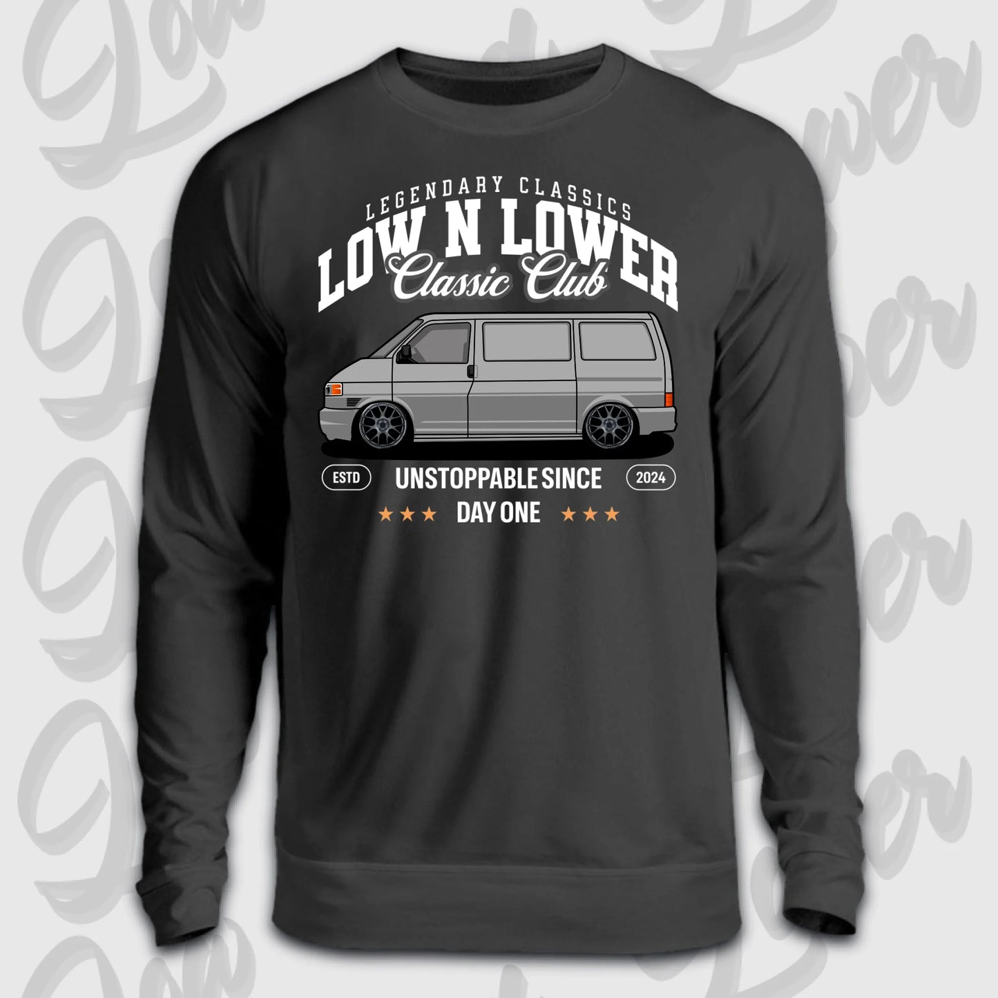 Sweater Front schwarz 