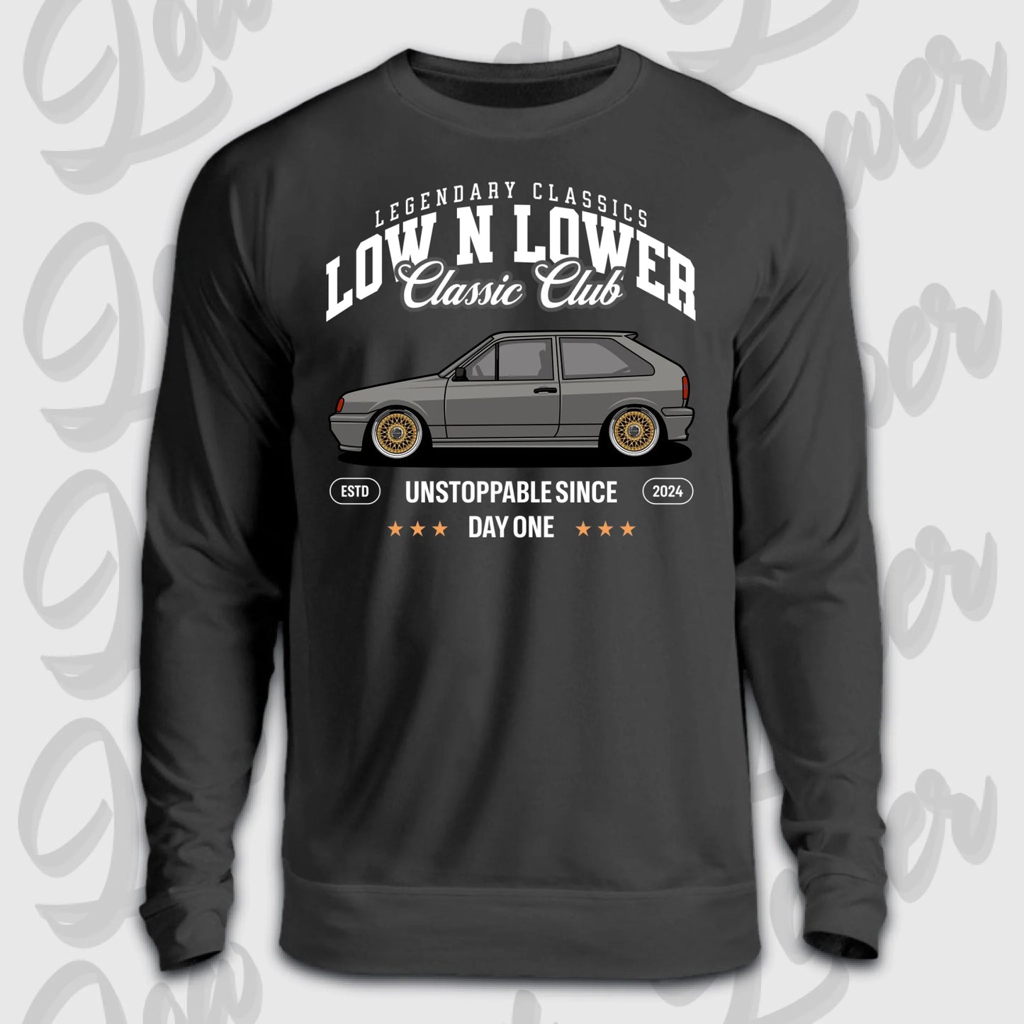 Sweater Front schwarz 