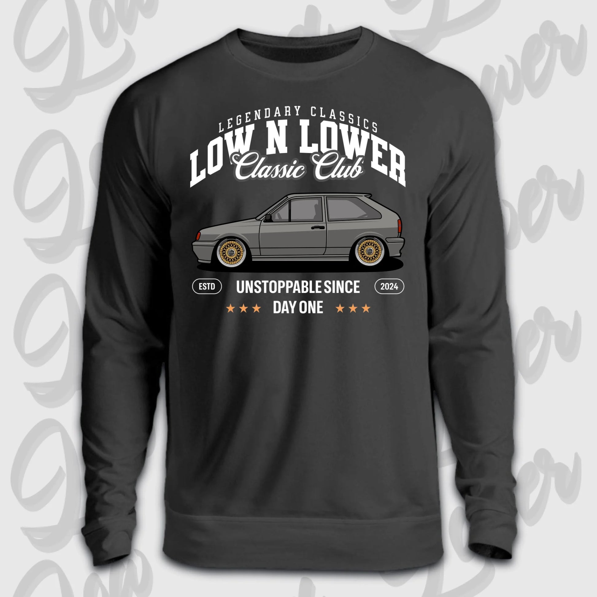 Sweater Front schwarz 