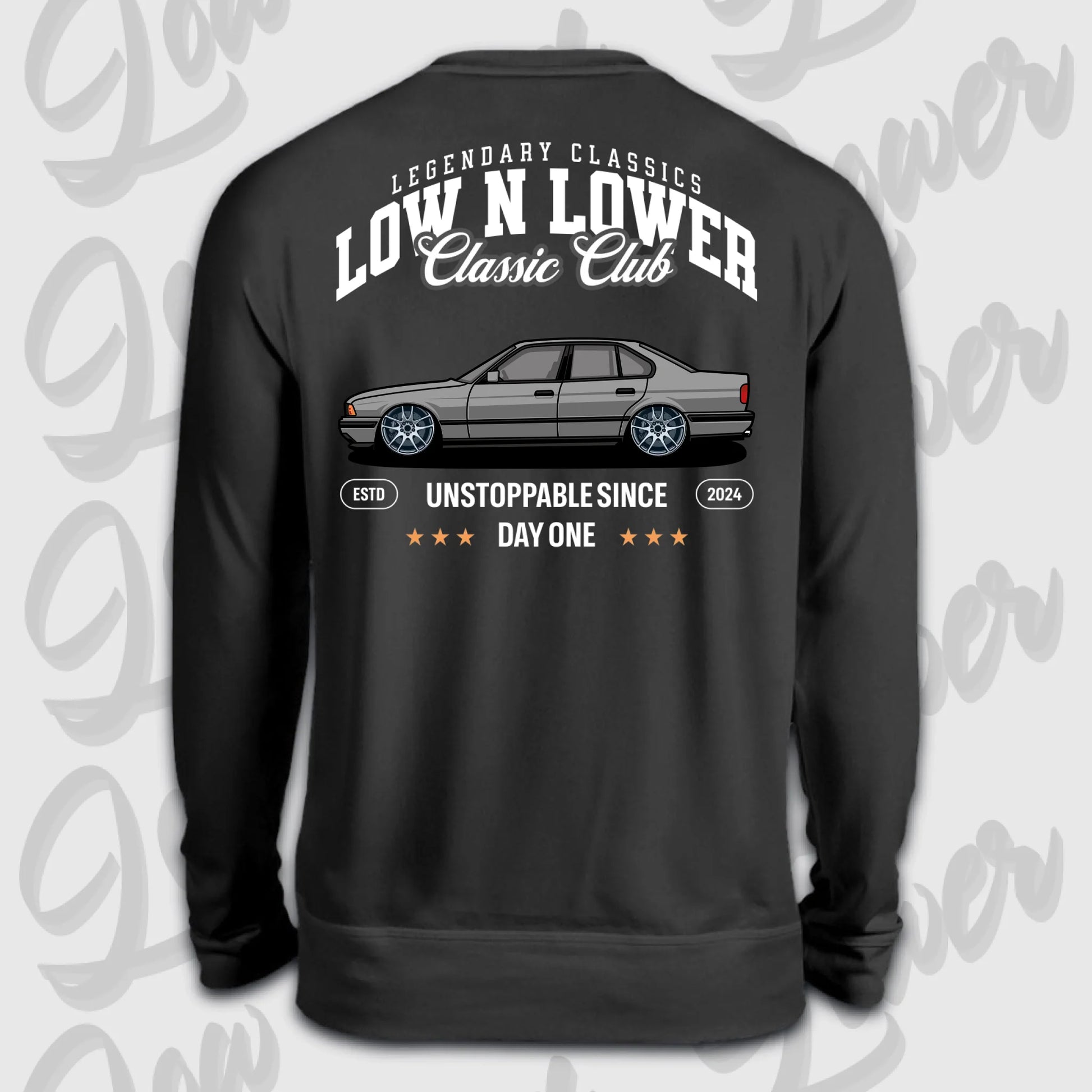 Sweater schwarz back