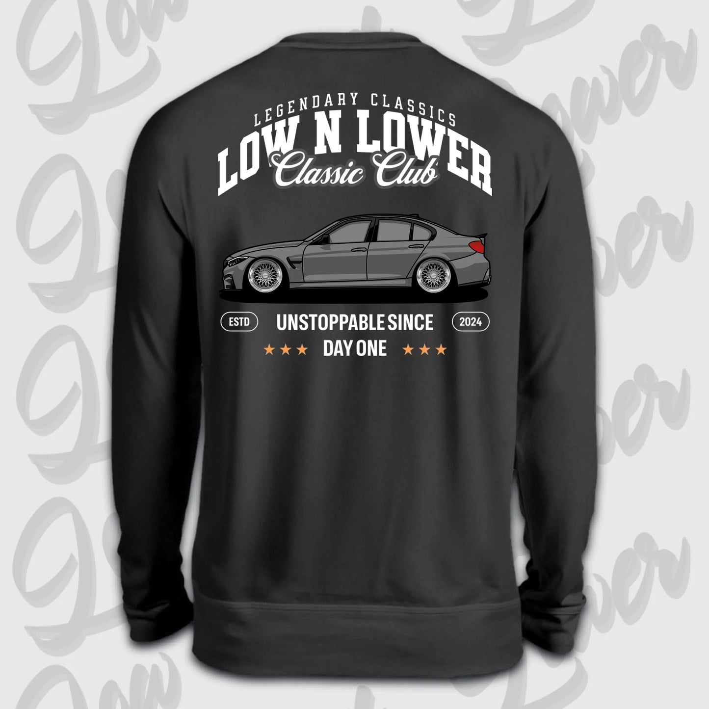 Sweater schwarz back