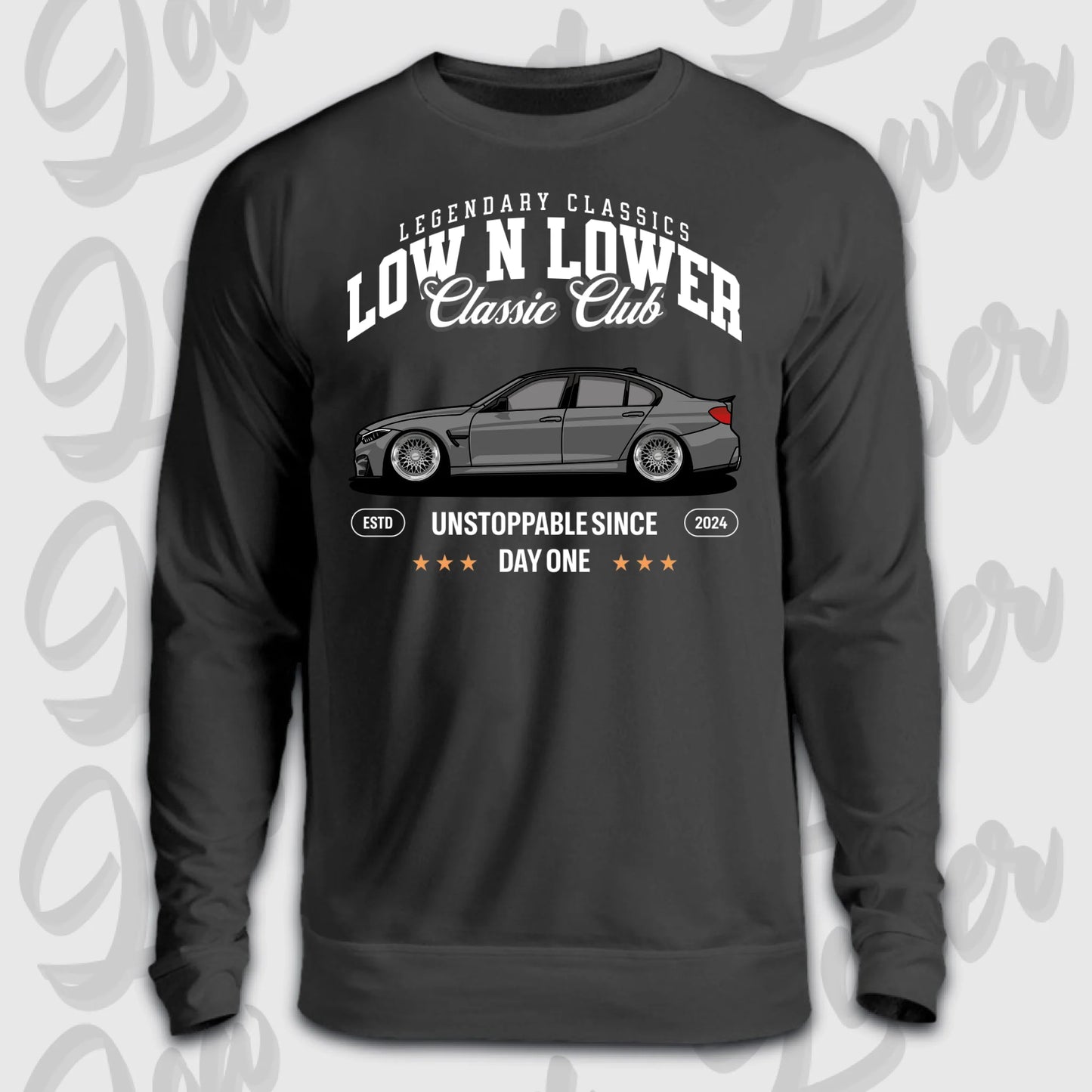 Sweater Front schwarz 