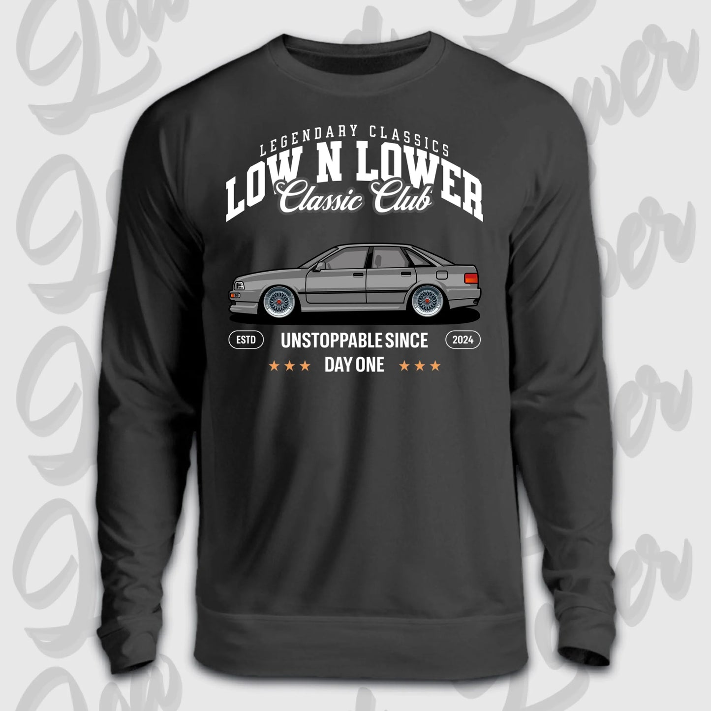 Sweater Front schwarz 