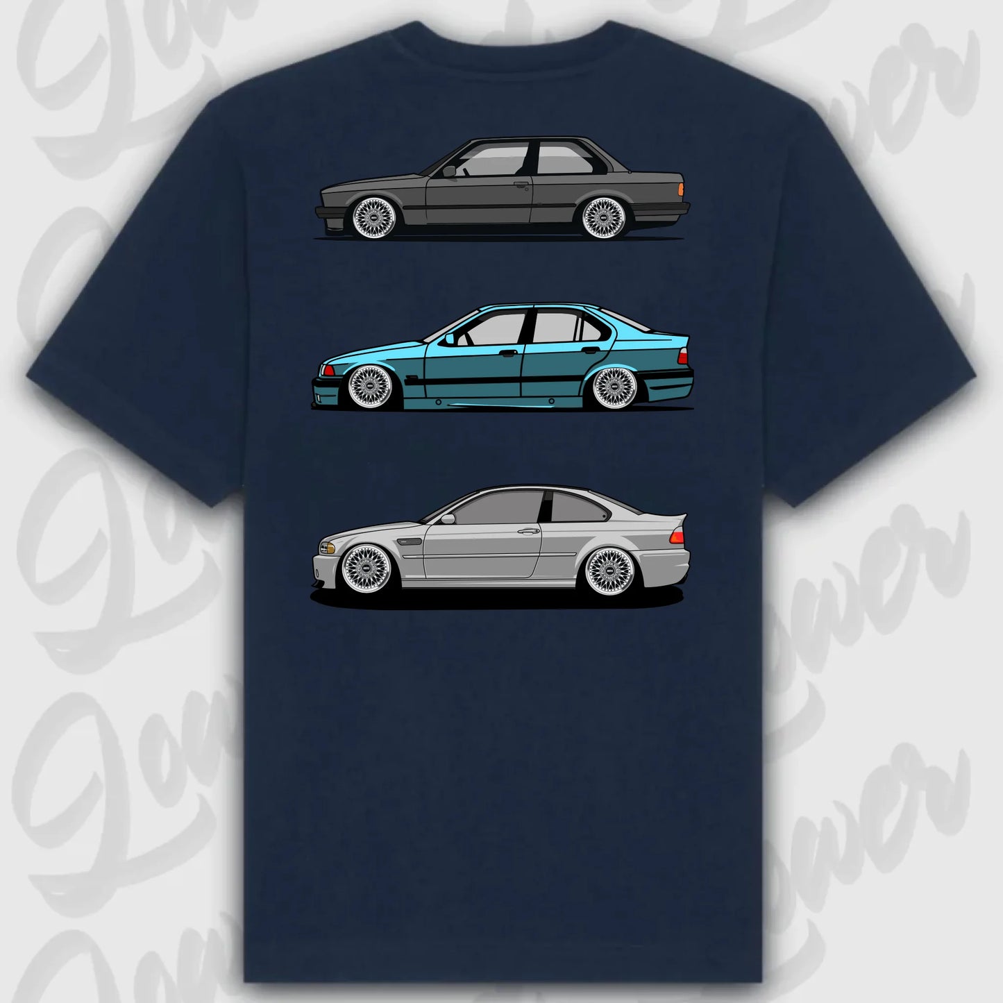 Mockup Stand shirt teeinblue - shirt 5