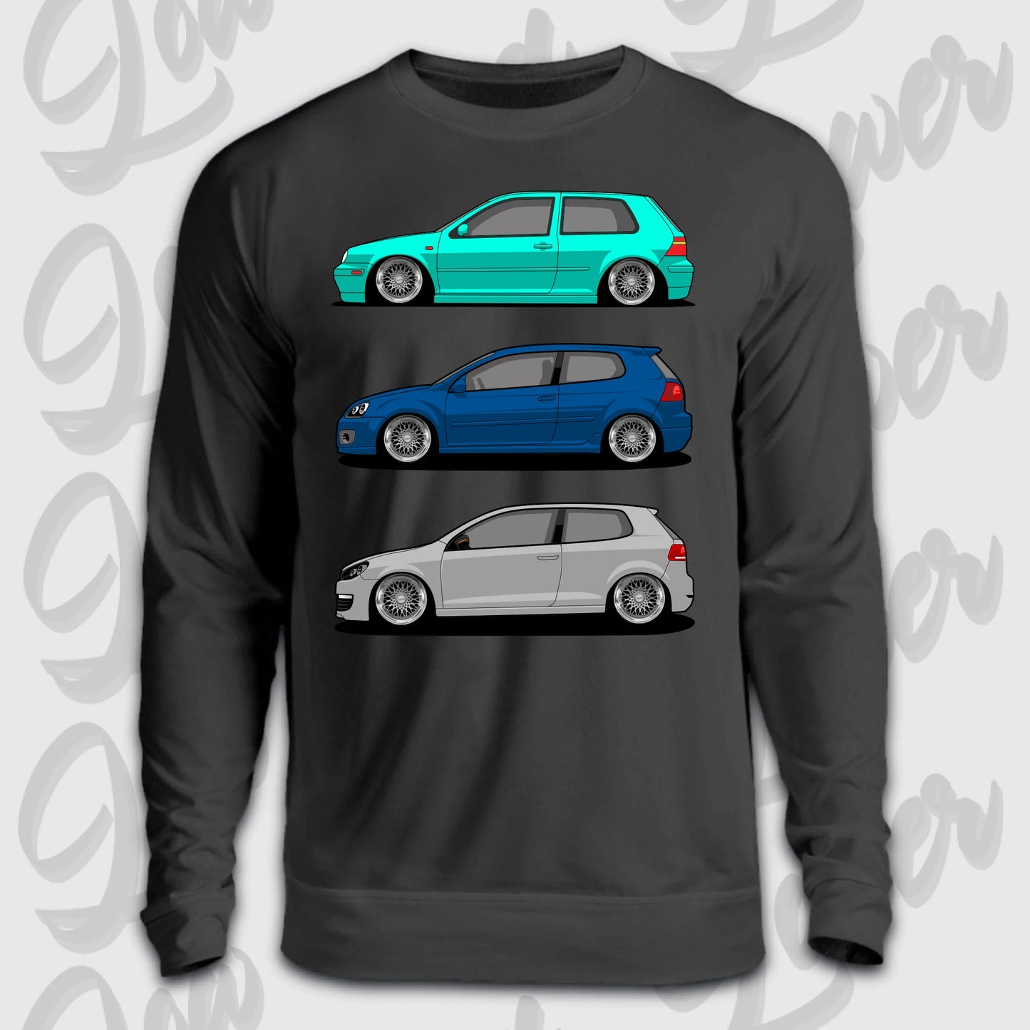 Sweater Front schwarz 