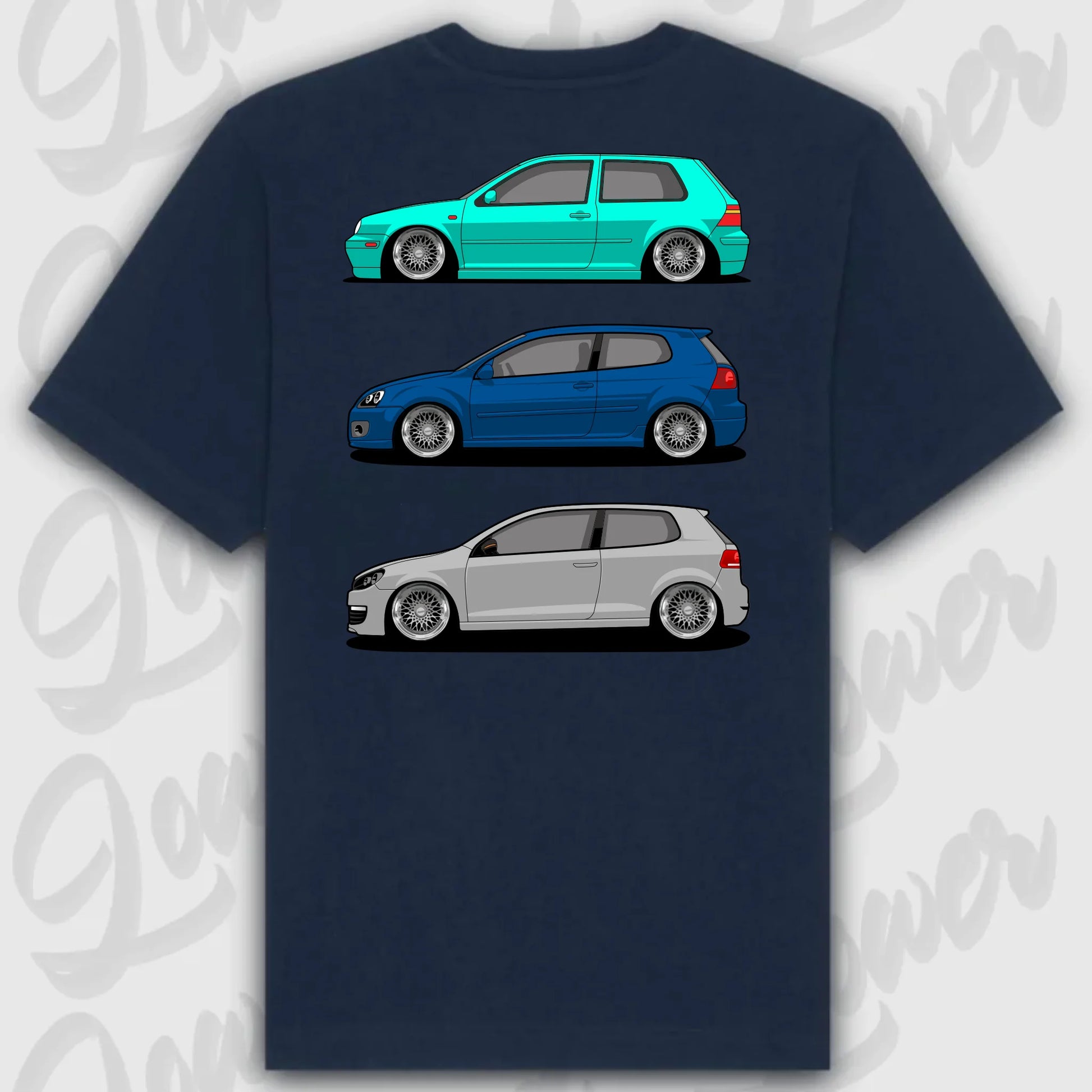 Mockup Stand shirt teeinblue - shirt 5