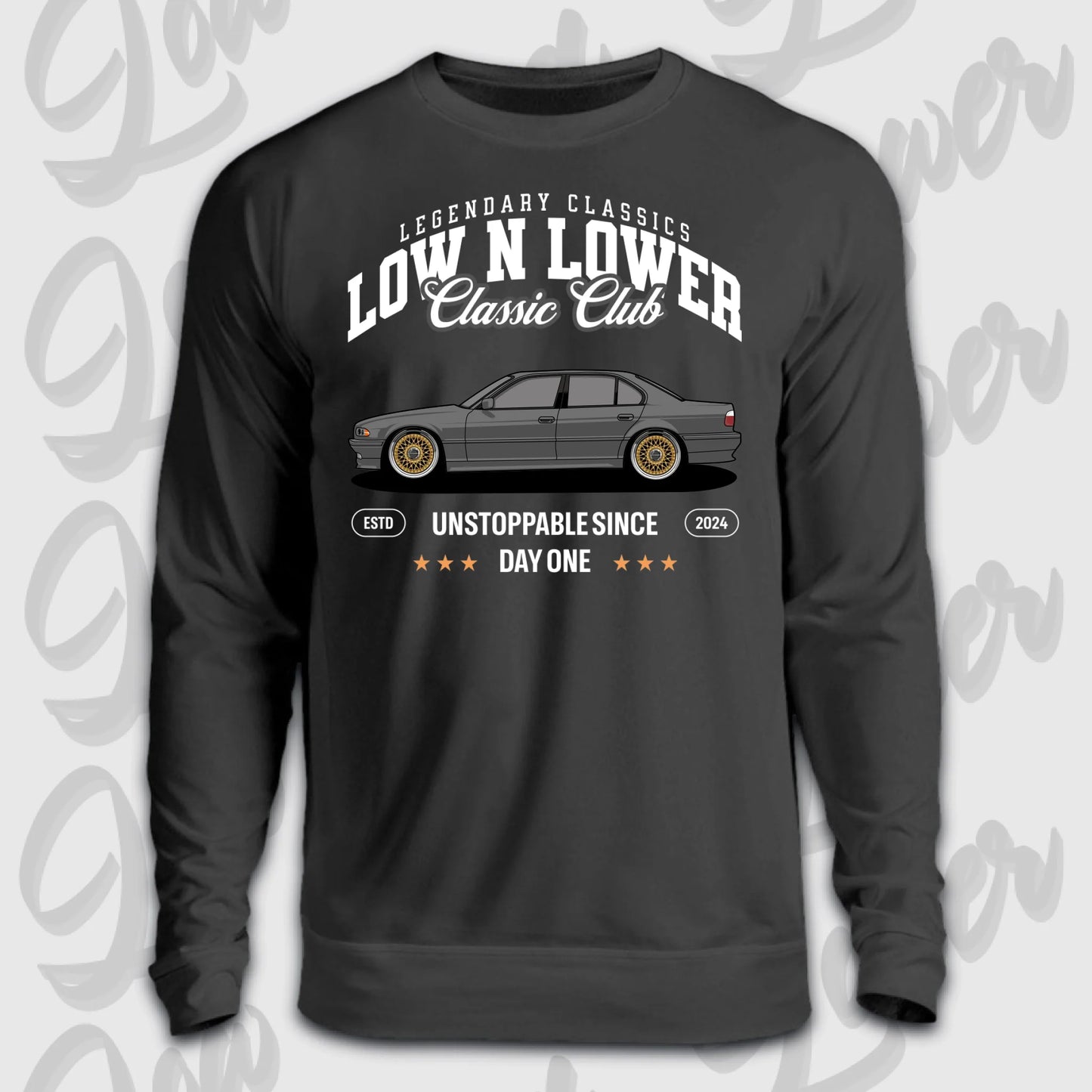 Sweater Front schwarz 