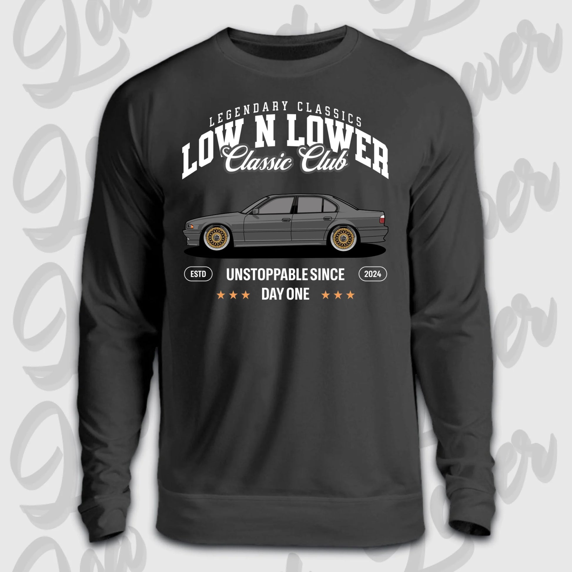 Sweater Front schwarz 