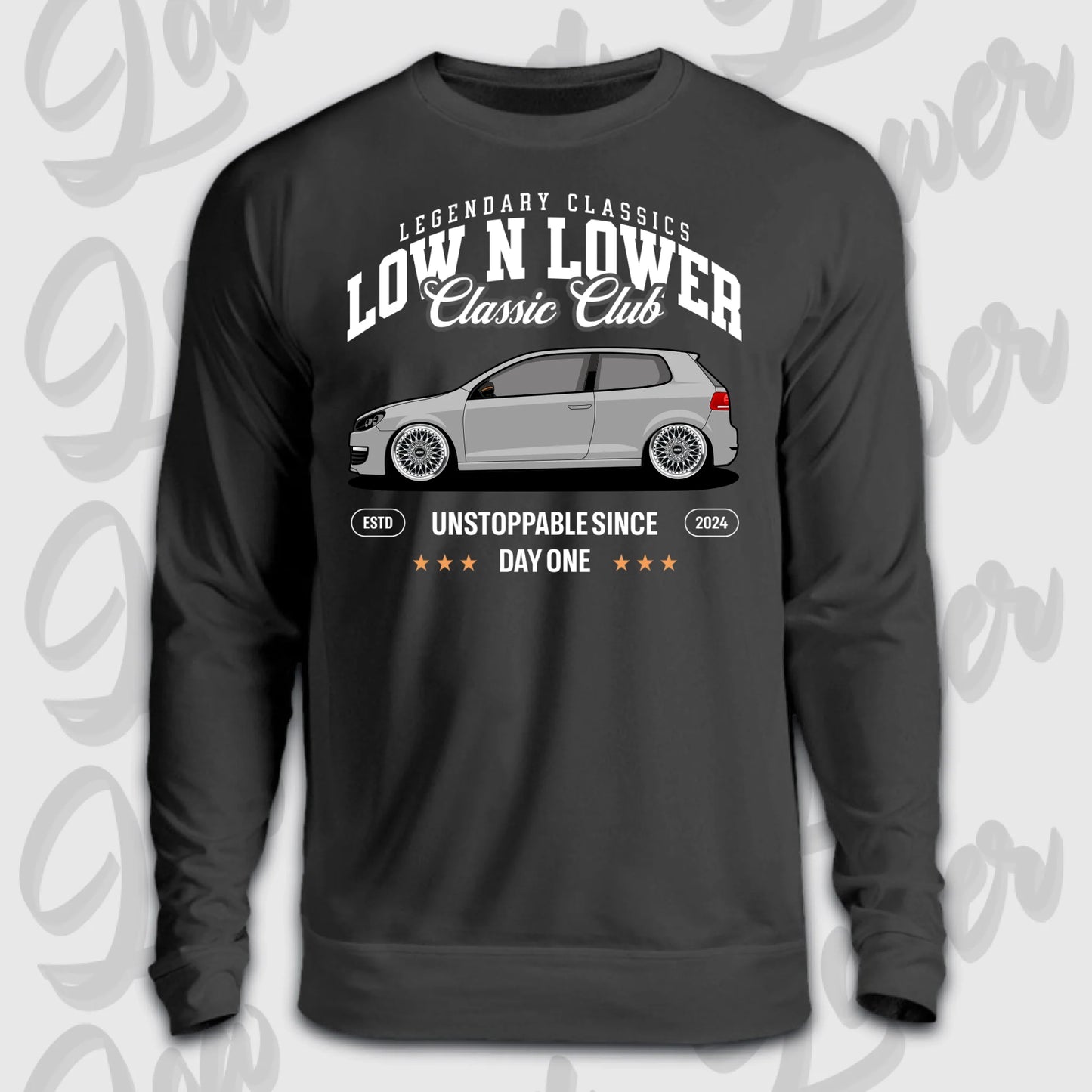 Sweater Front schwarz 