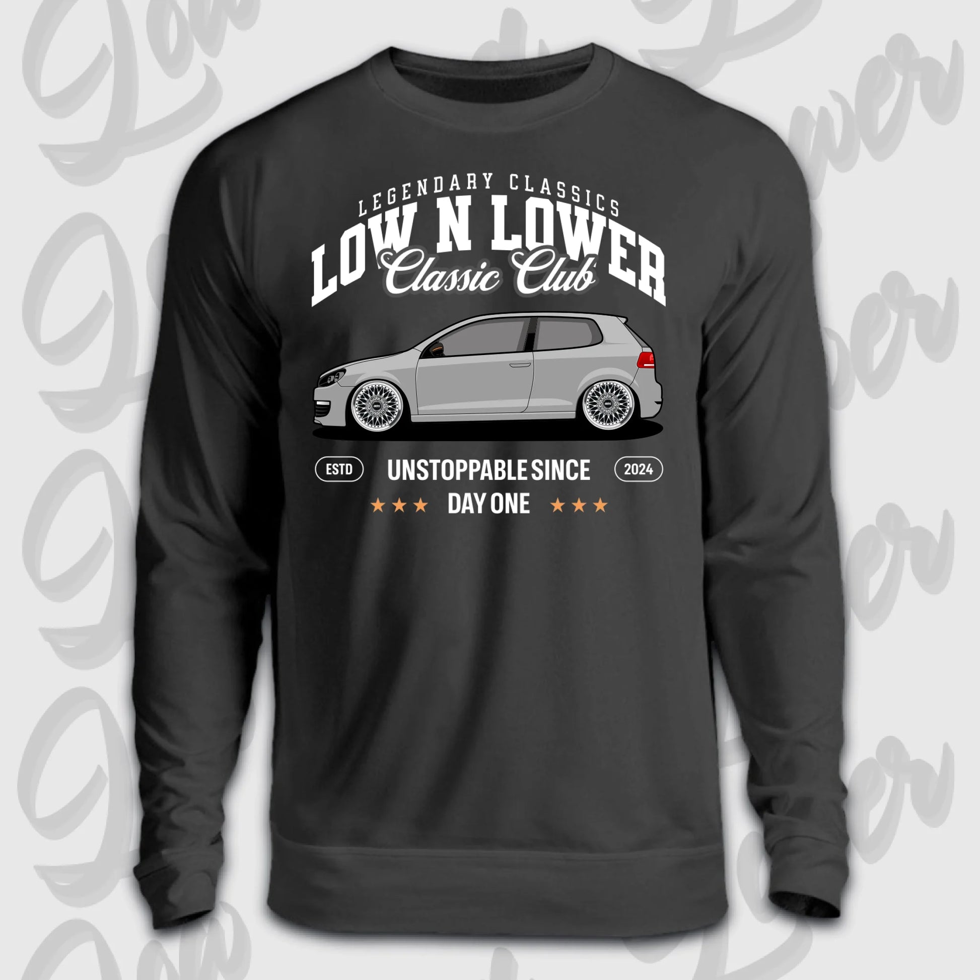 Sweater Front schwarz 