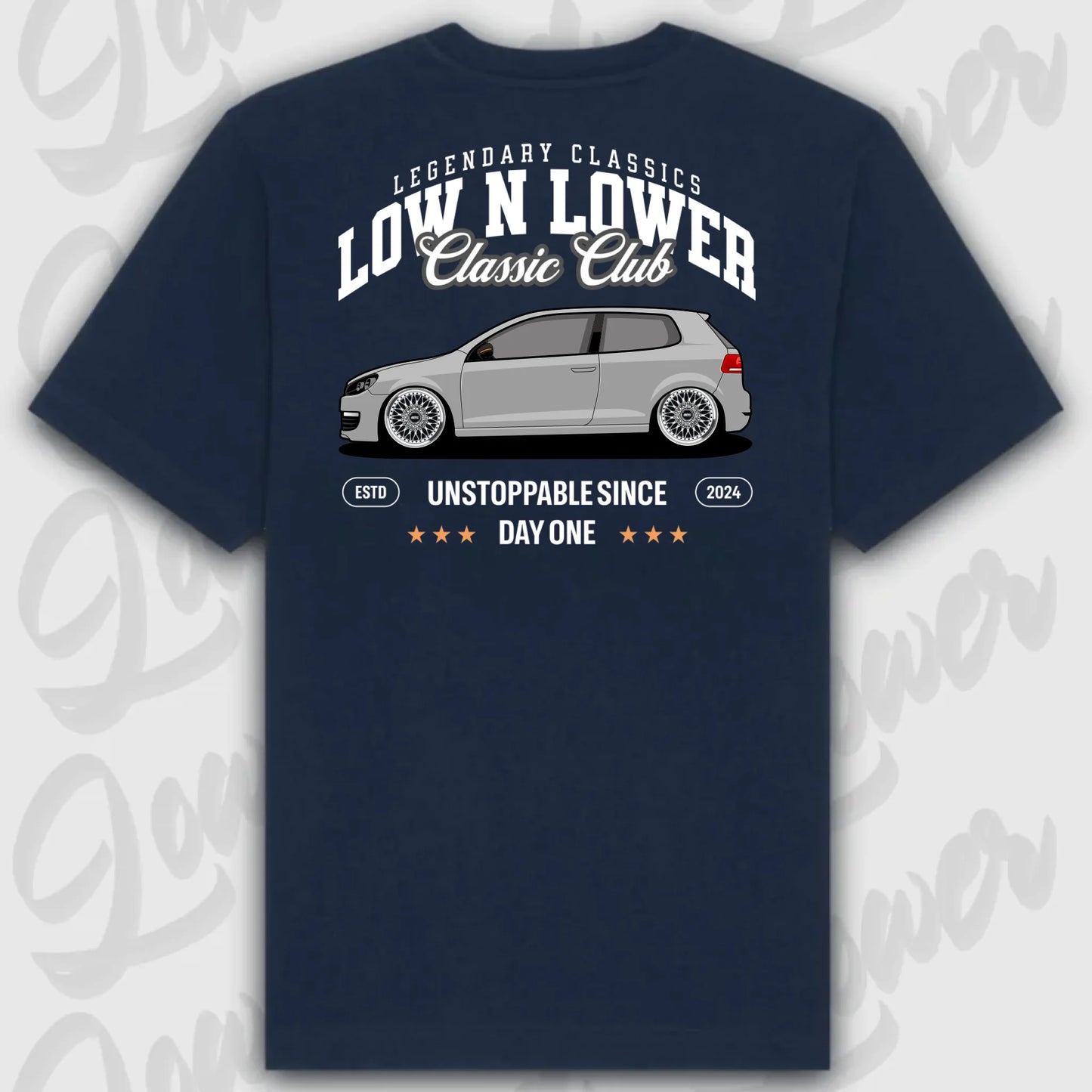 Mockup Stand shirt teeinblue - shirt 5