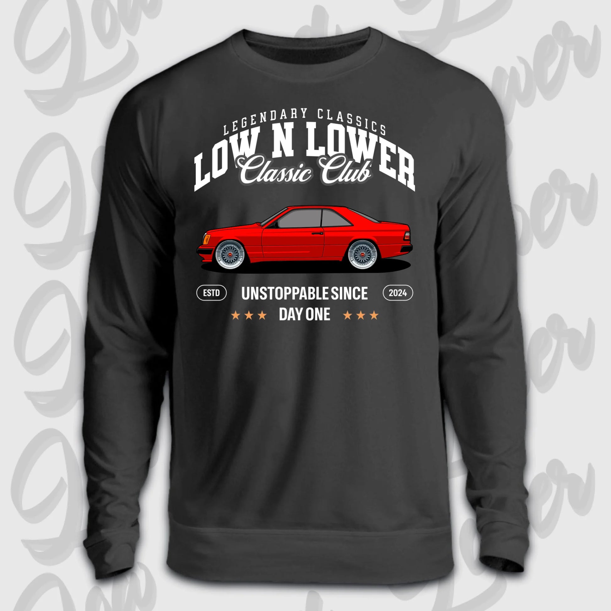 Sweater Front schwarz 