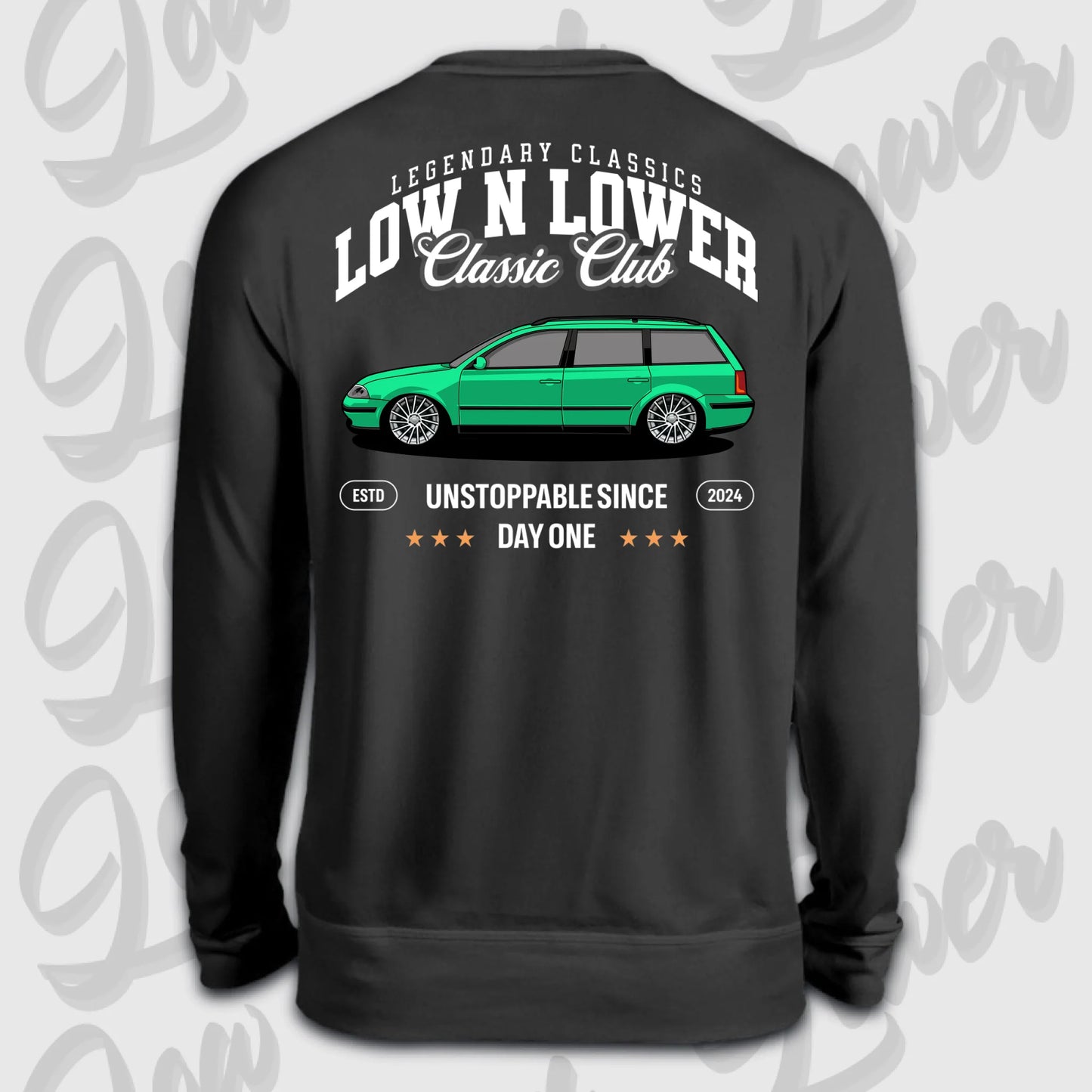 Sweater schwarz back