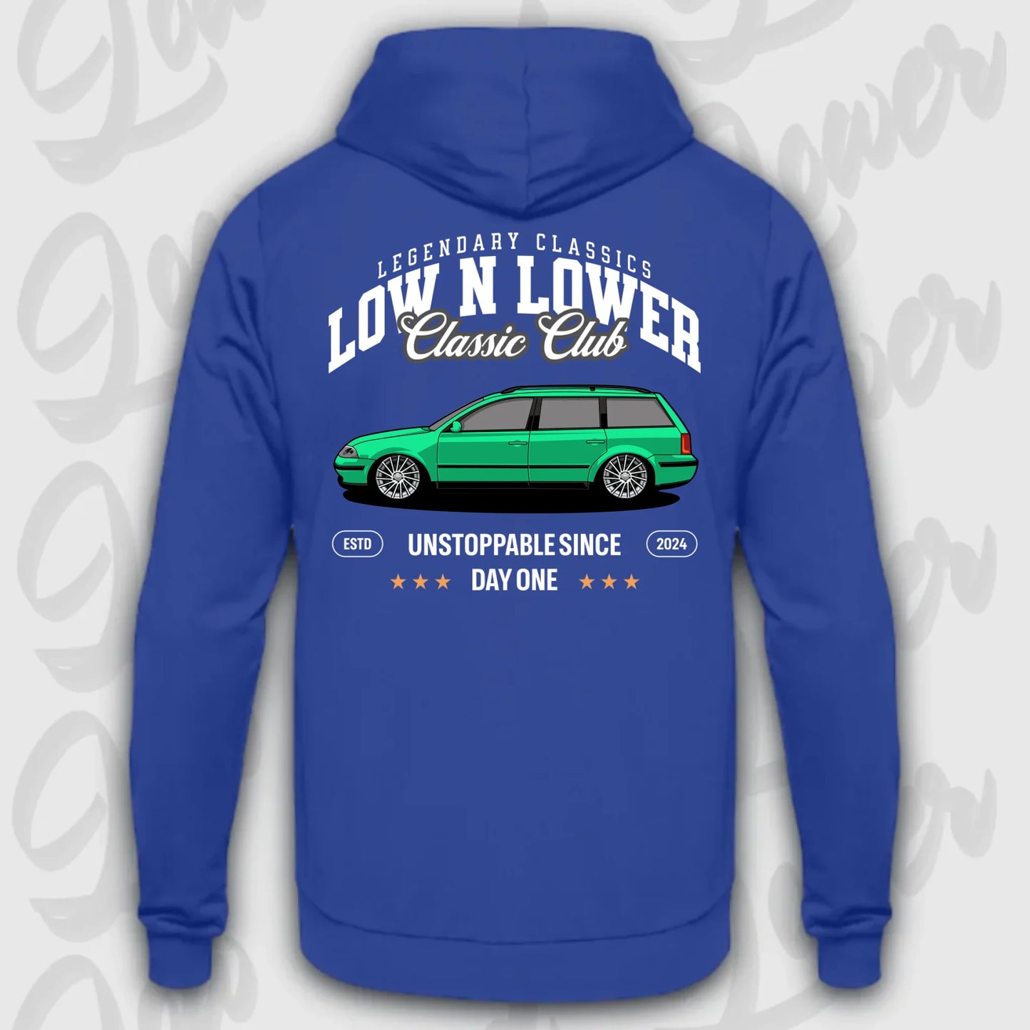 Mockup Stand hoodie teeinblue - shirt 5