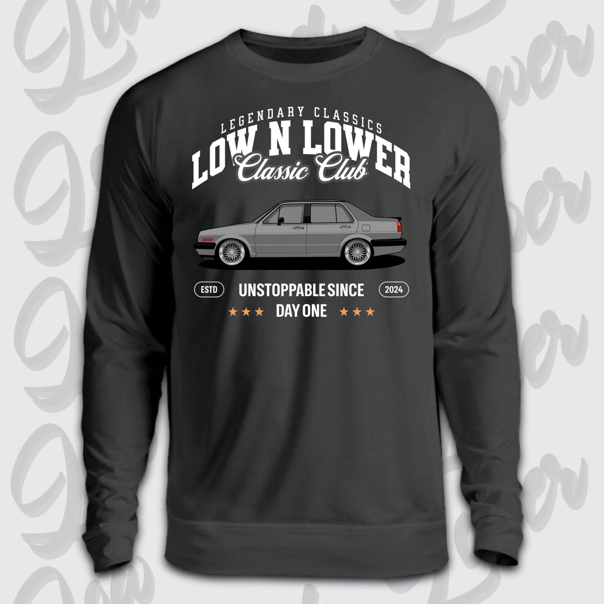 Sweater Front schwarz 