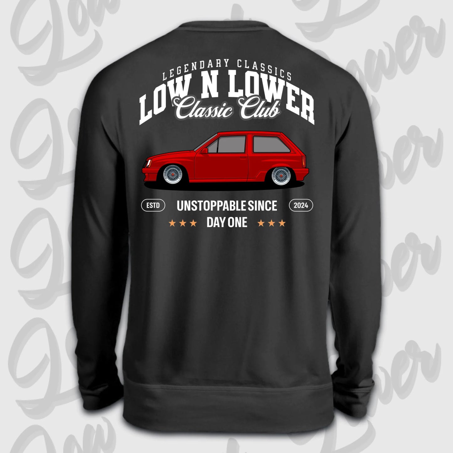 Sweater schwarz back