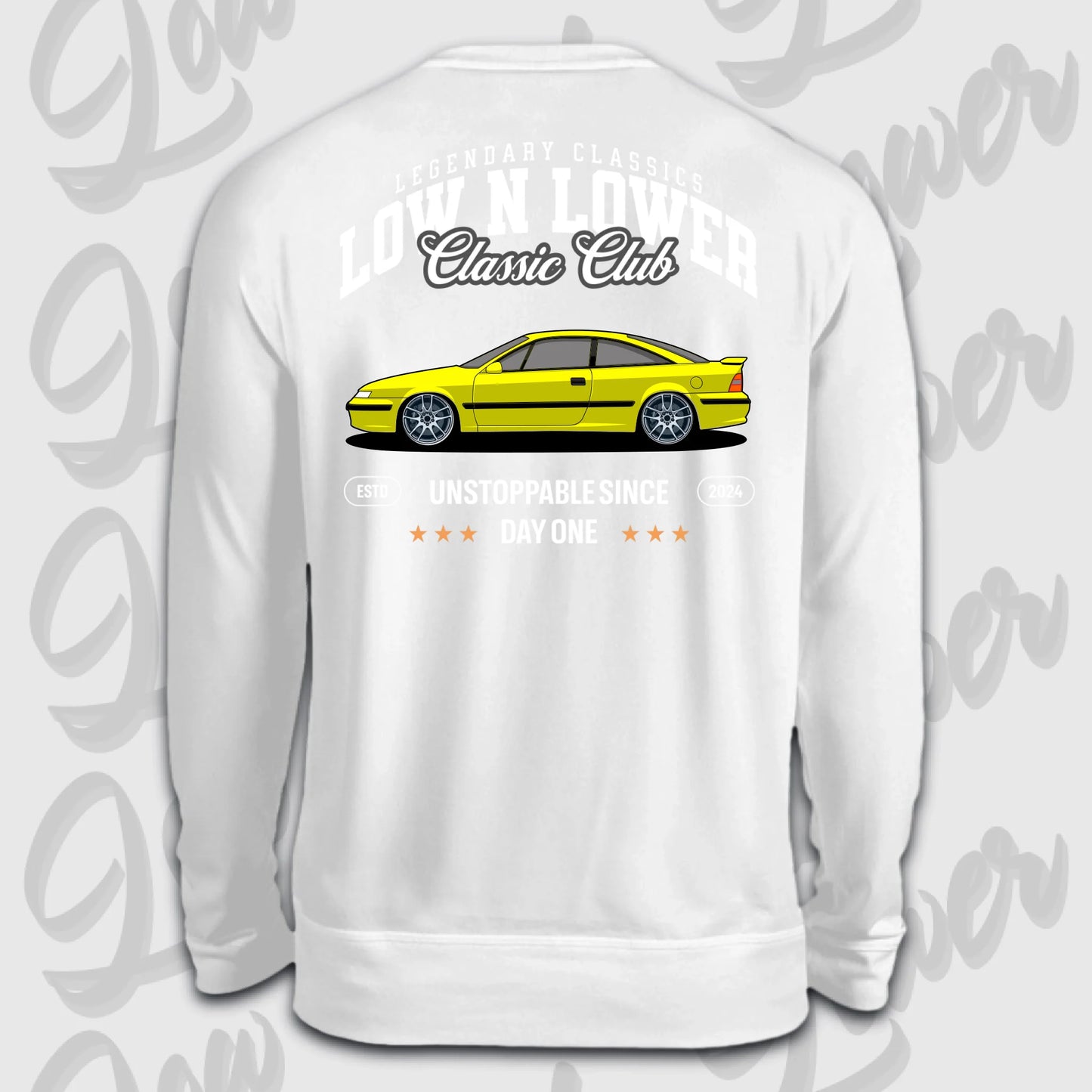 Sweater weiß back