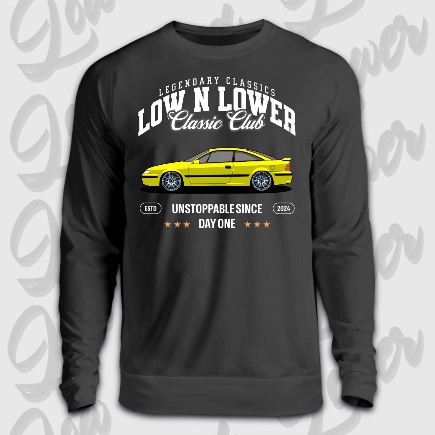 Sweater Front schwarz 