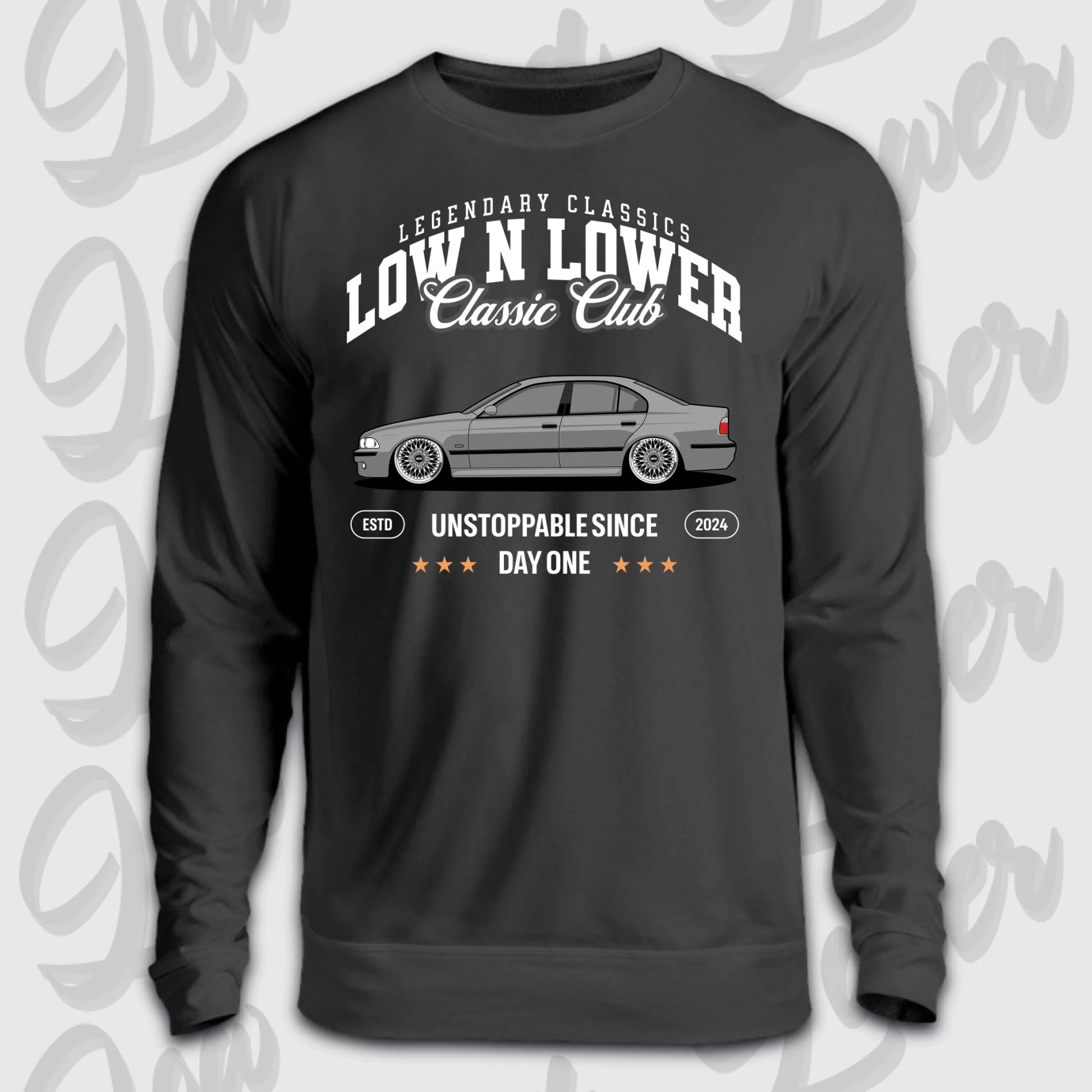 Sweater Front schwarz 