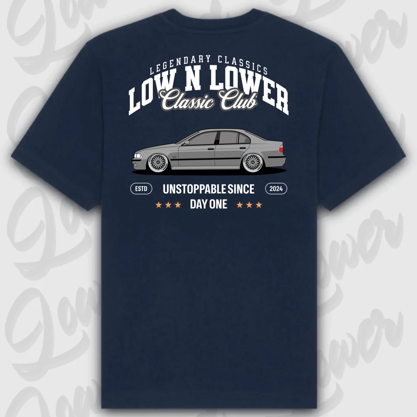 Mockup Stand shirt teeinblue - shirt 5