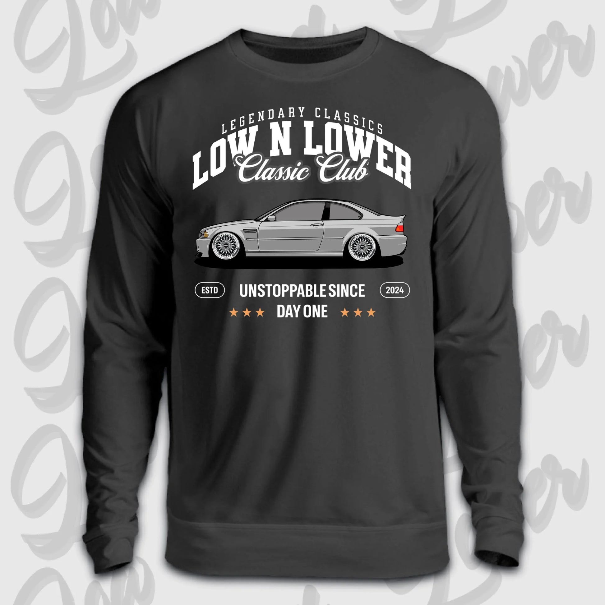 Sweater Front schwarz 