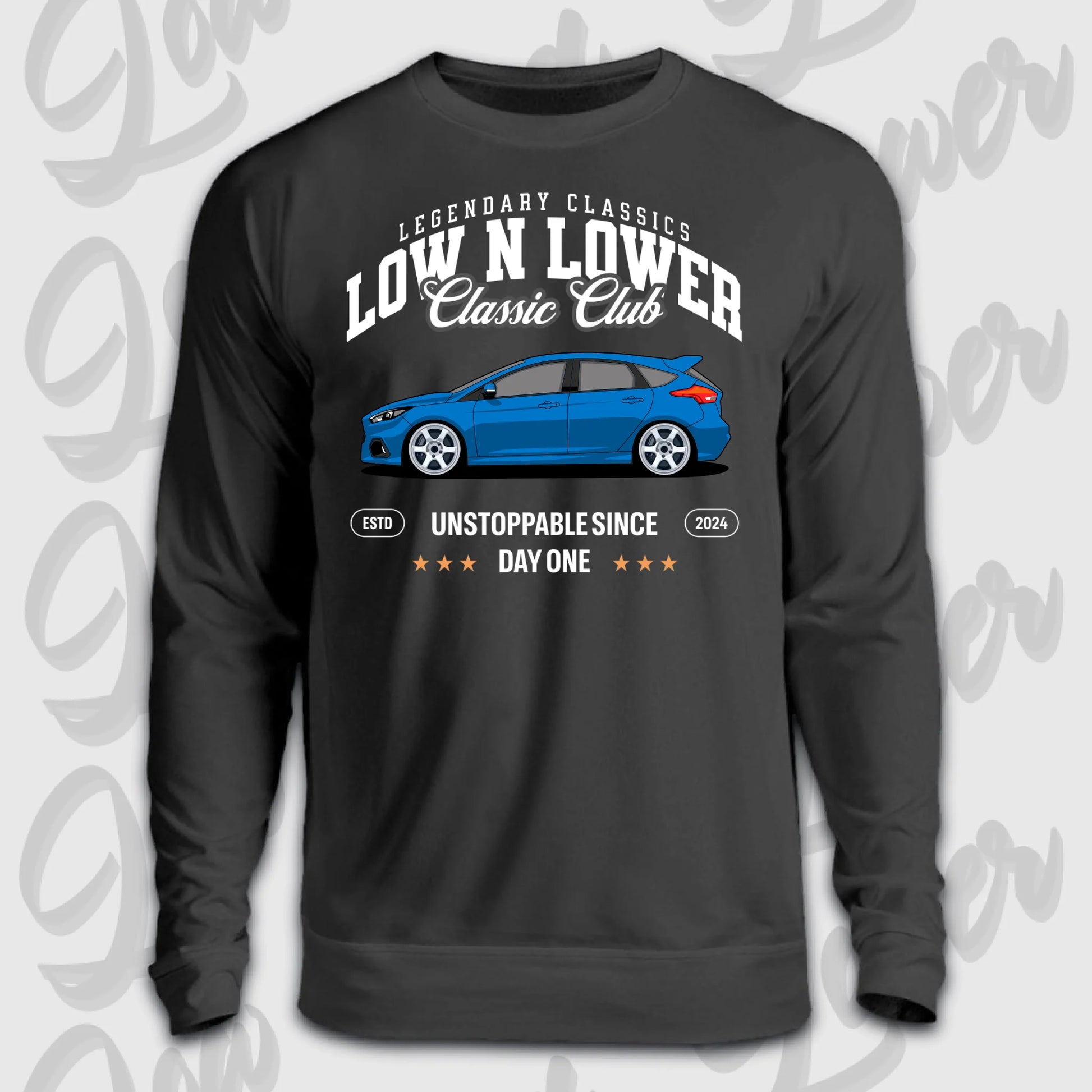 Sweater Front schwarz 