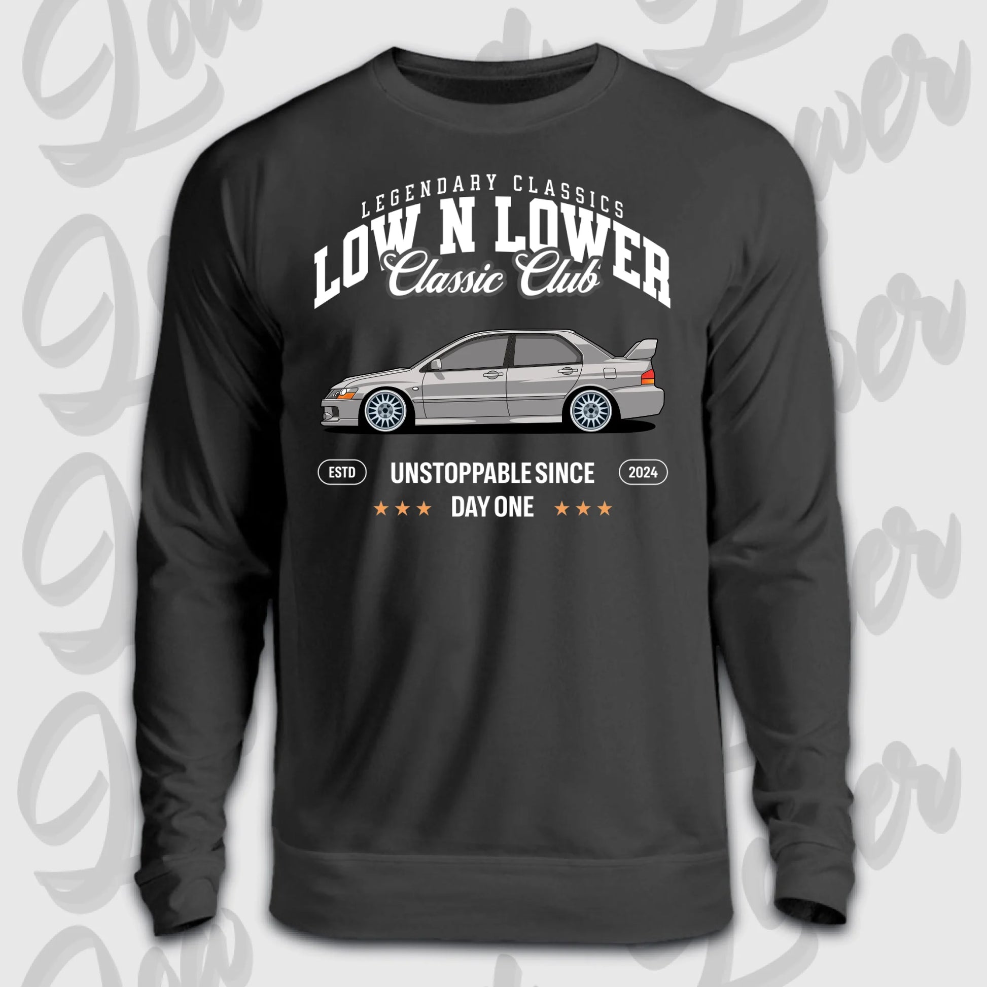 Sweater Front schwarz 