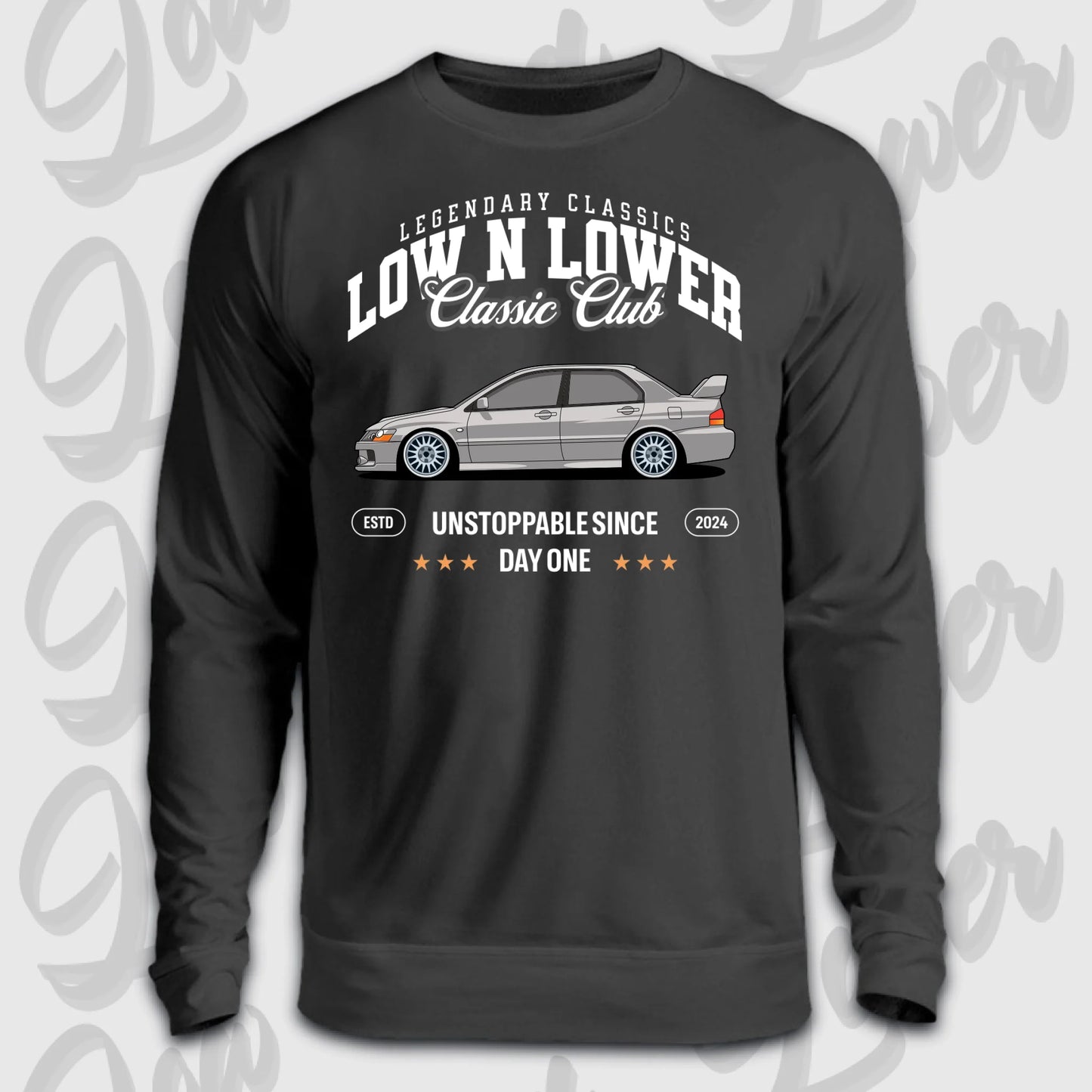 Sweater Front schwarz 