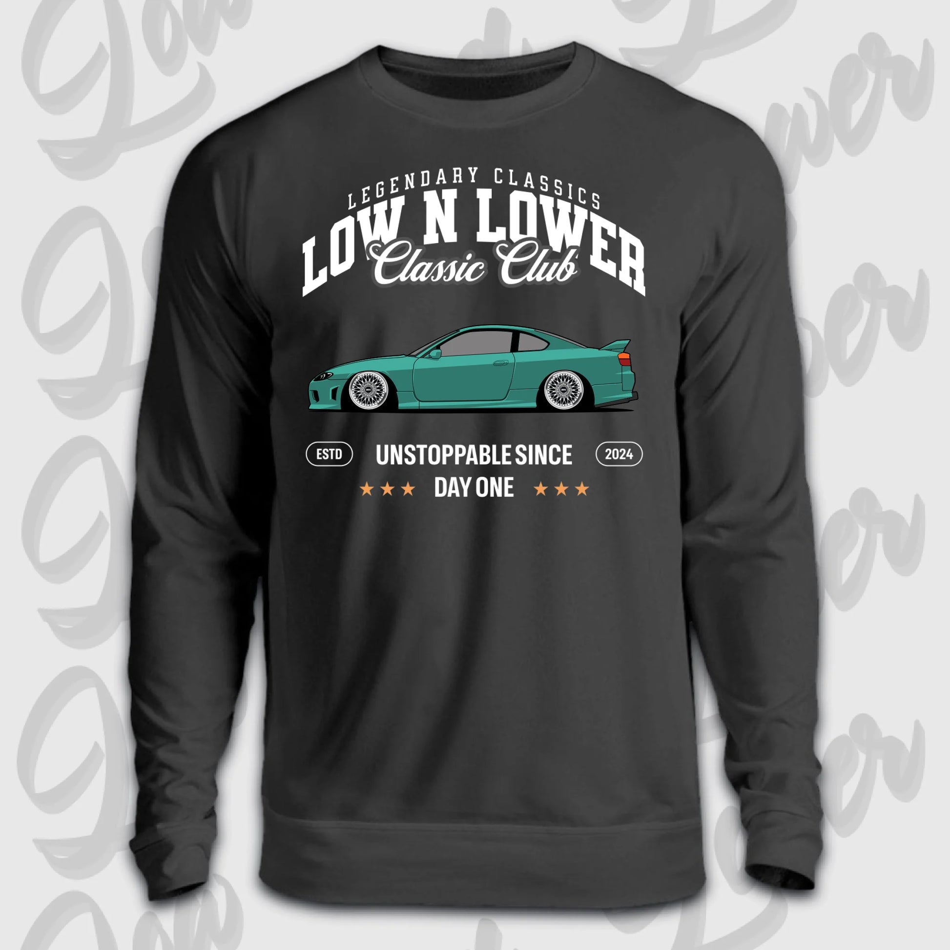 Sweater Front schwarz 