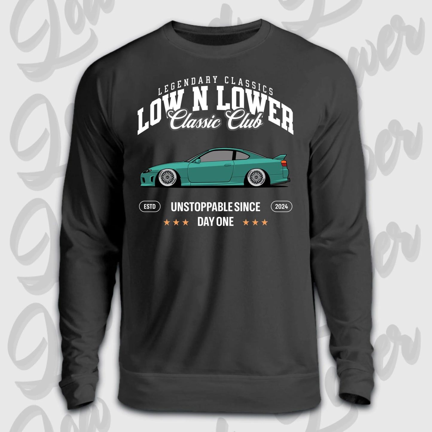 Sweater Front schwarz 