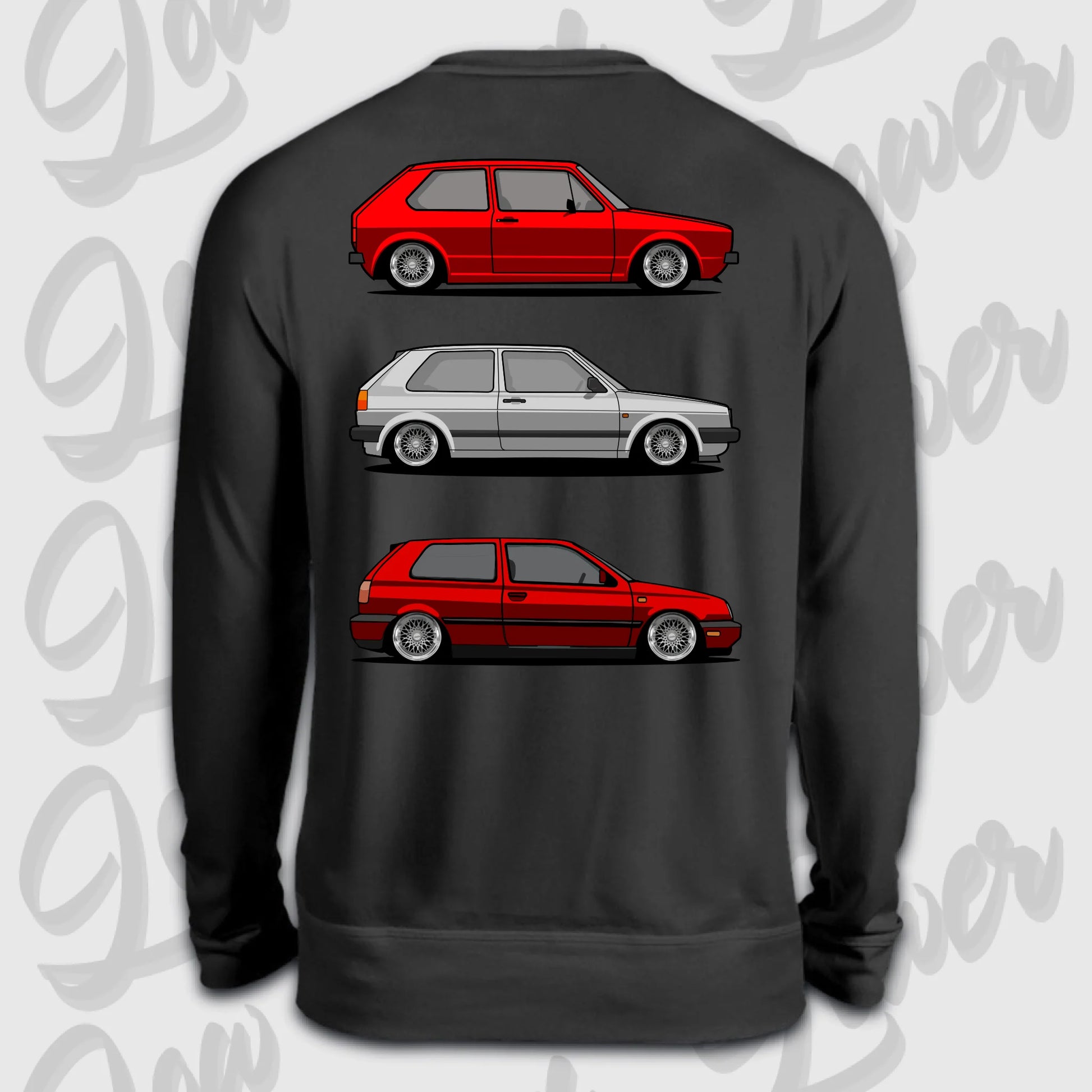 Sweater schwarz back