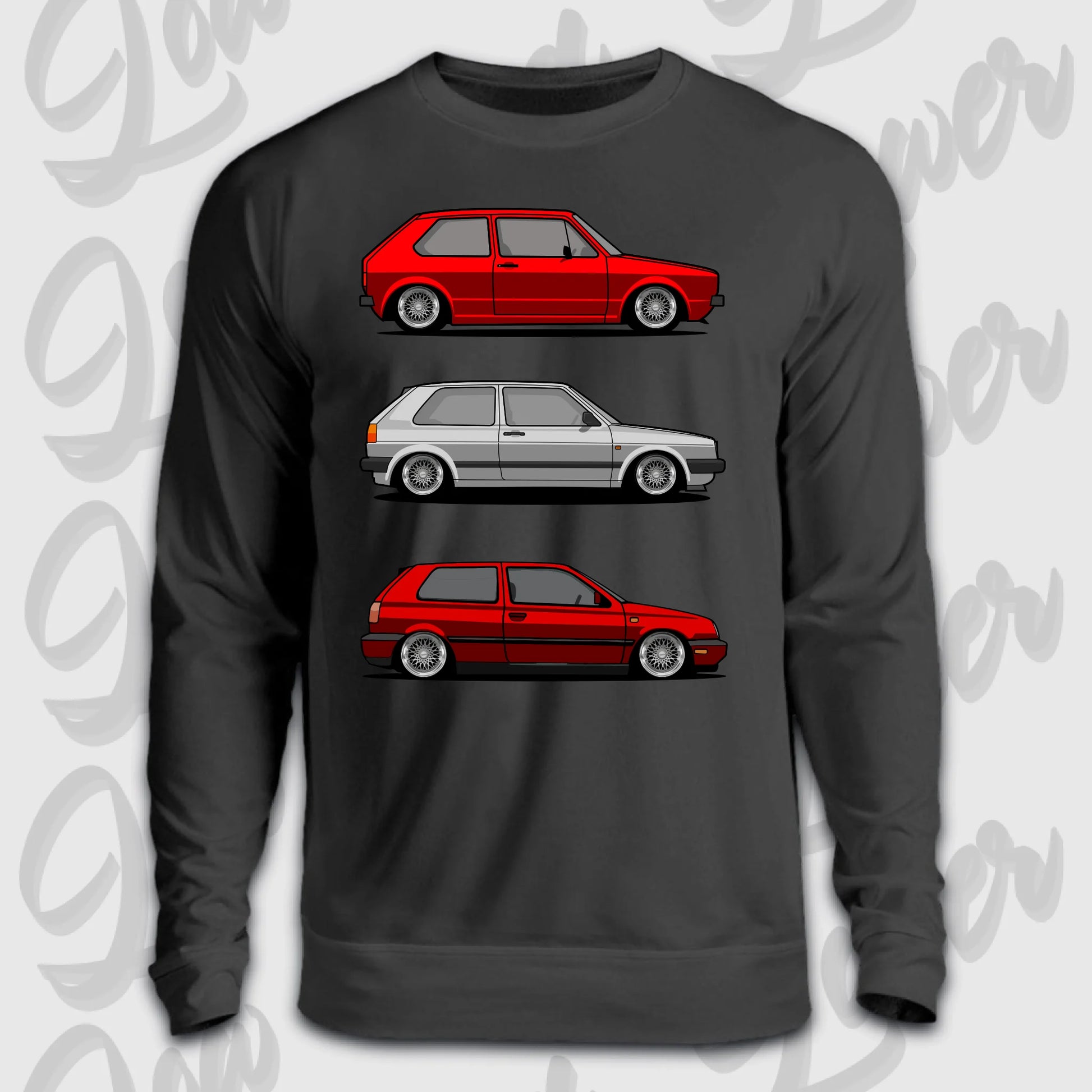 Sweater Front schwarz 