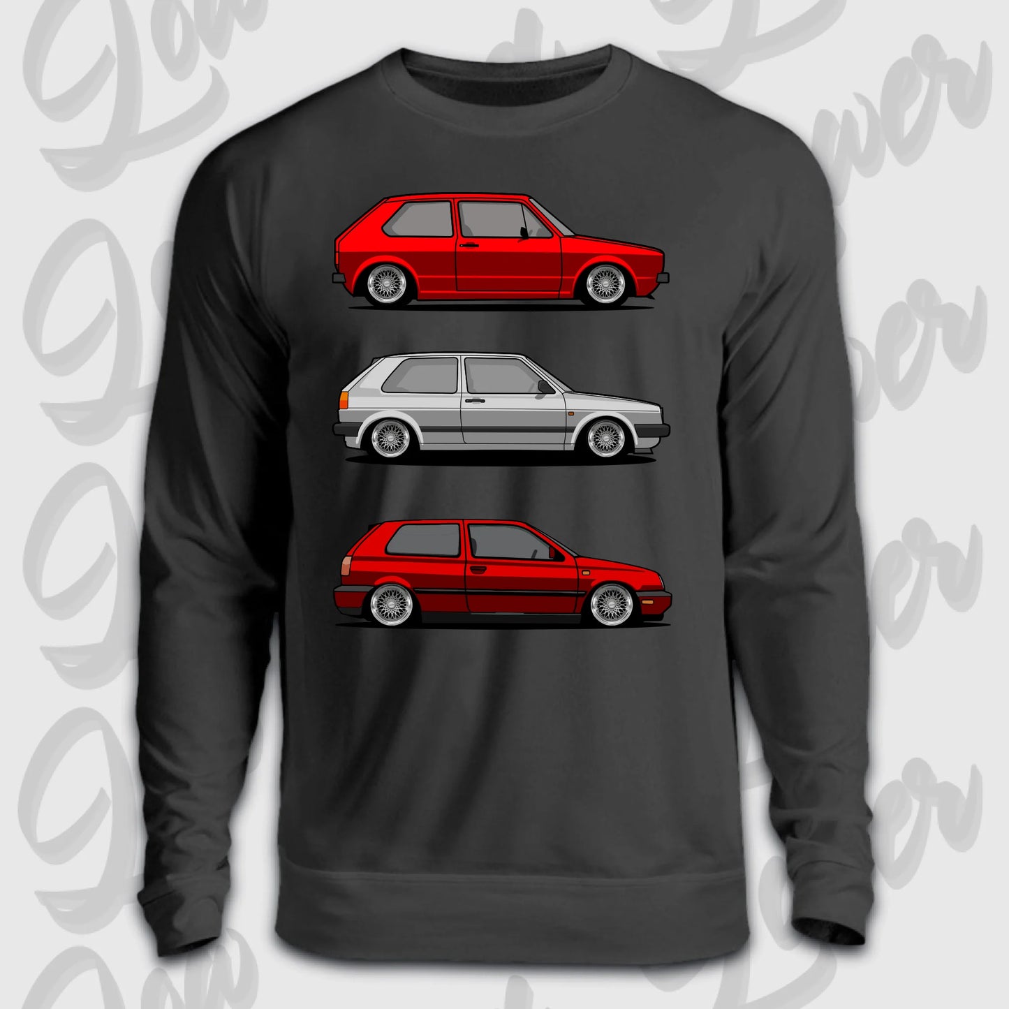 Sweater Front schwarz 