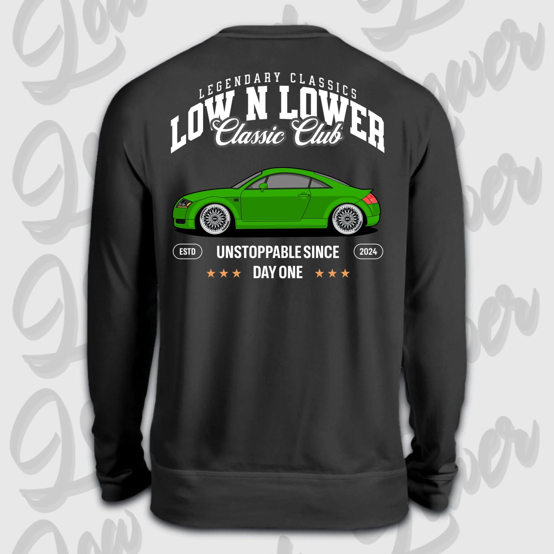 Sweater schwarz back