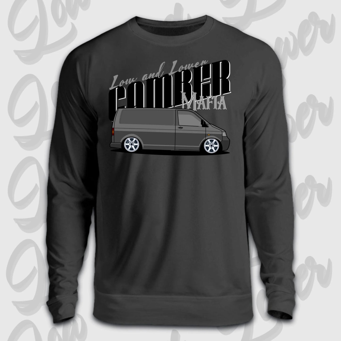 Sweater Front schwarz 