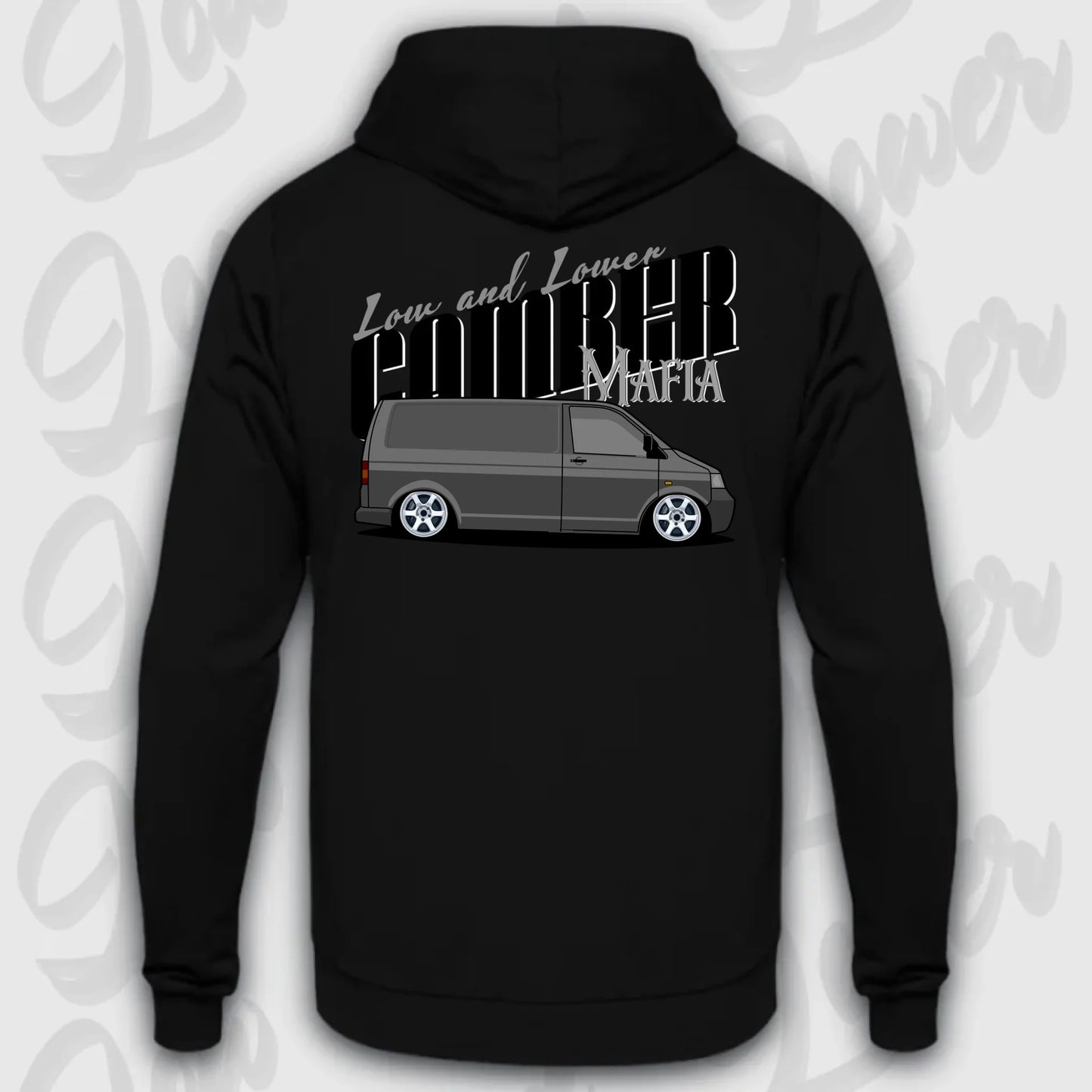 Mockup Stand hoodie teeinblue -      