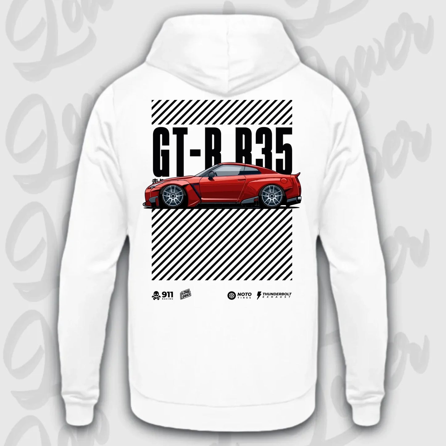 Mockup Stand hoodie teeinblue - Shirt stand 2