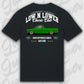 T-Shirt Tuning Cars, Personalisiert Schwarz Rückseite, VW, BMW, Audi, Mercedes, Autos