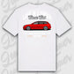 T-Shirt Tuning Cars, Personalisiert weiß Rückseite, VW, B