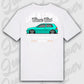 T-Shirt Tuning Cars, Personalisiert weiß Rückseite, VW, B