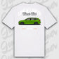T-Shirt Tuning Cars, Personalisiert weiß Rückseite, VW, B