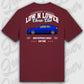 T-Shirt Tuning Cars, Personalisiert Rot Rückseite, VW, B