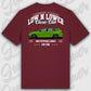 T-Shirt Tuning Cars, Personalisiert Rot Rückseite, VW, B
